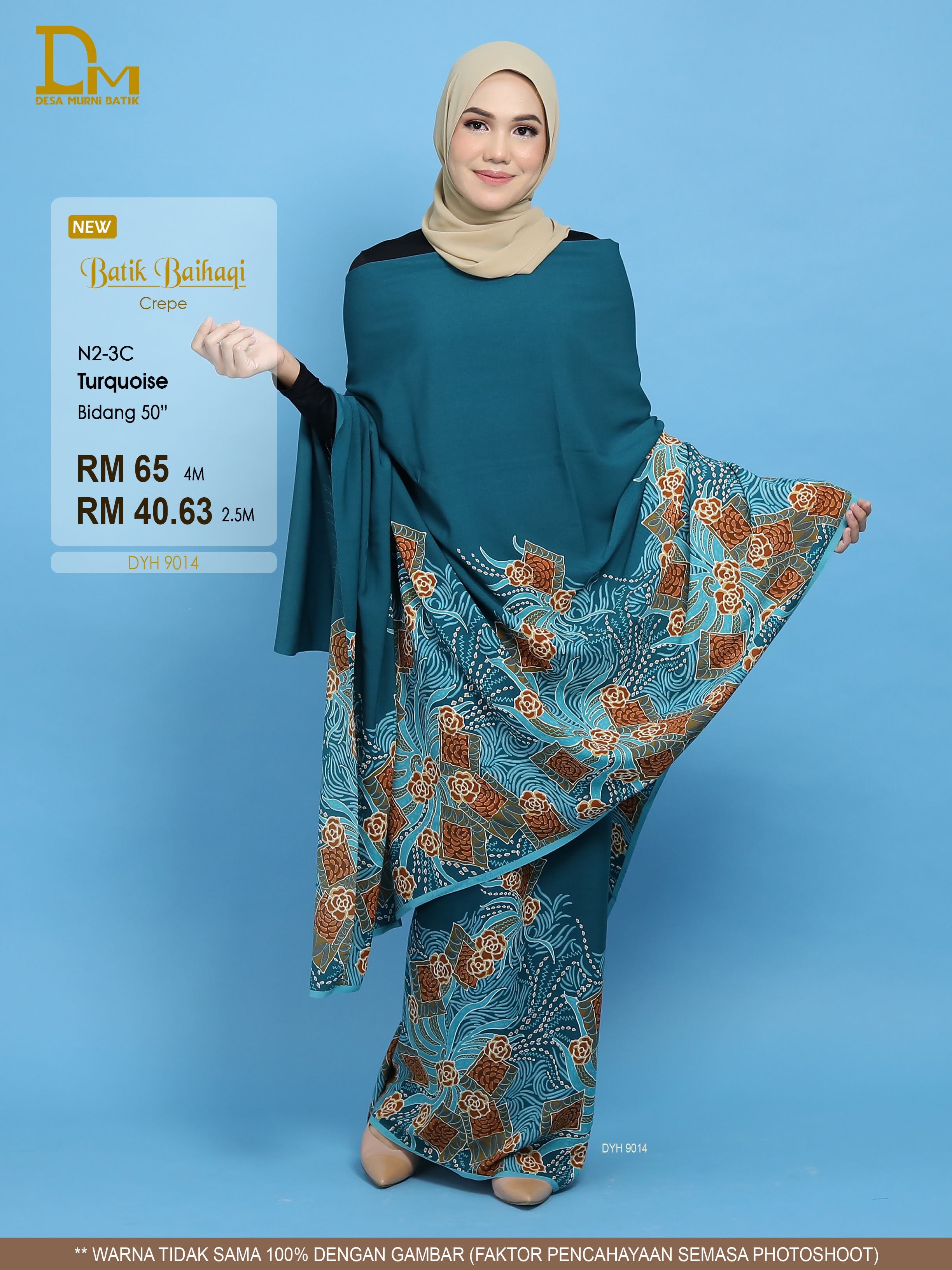 BAIHAQI N 2-3 TURQUOISE
