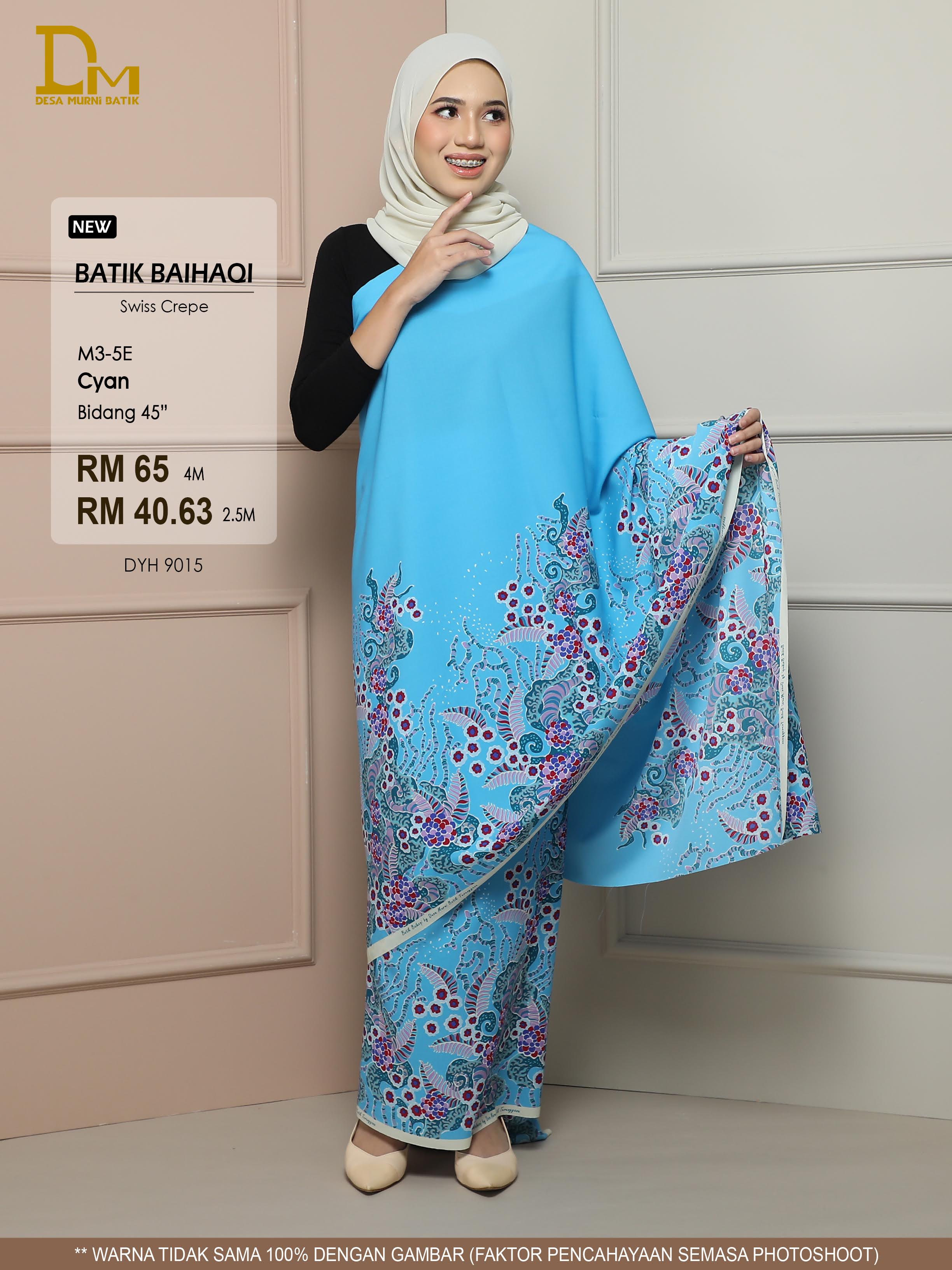 BAIHAQI M 3-5 CYAN