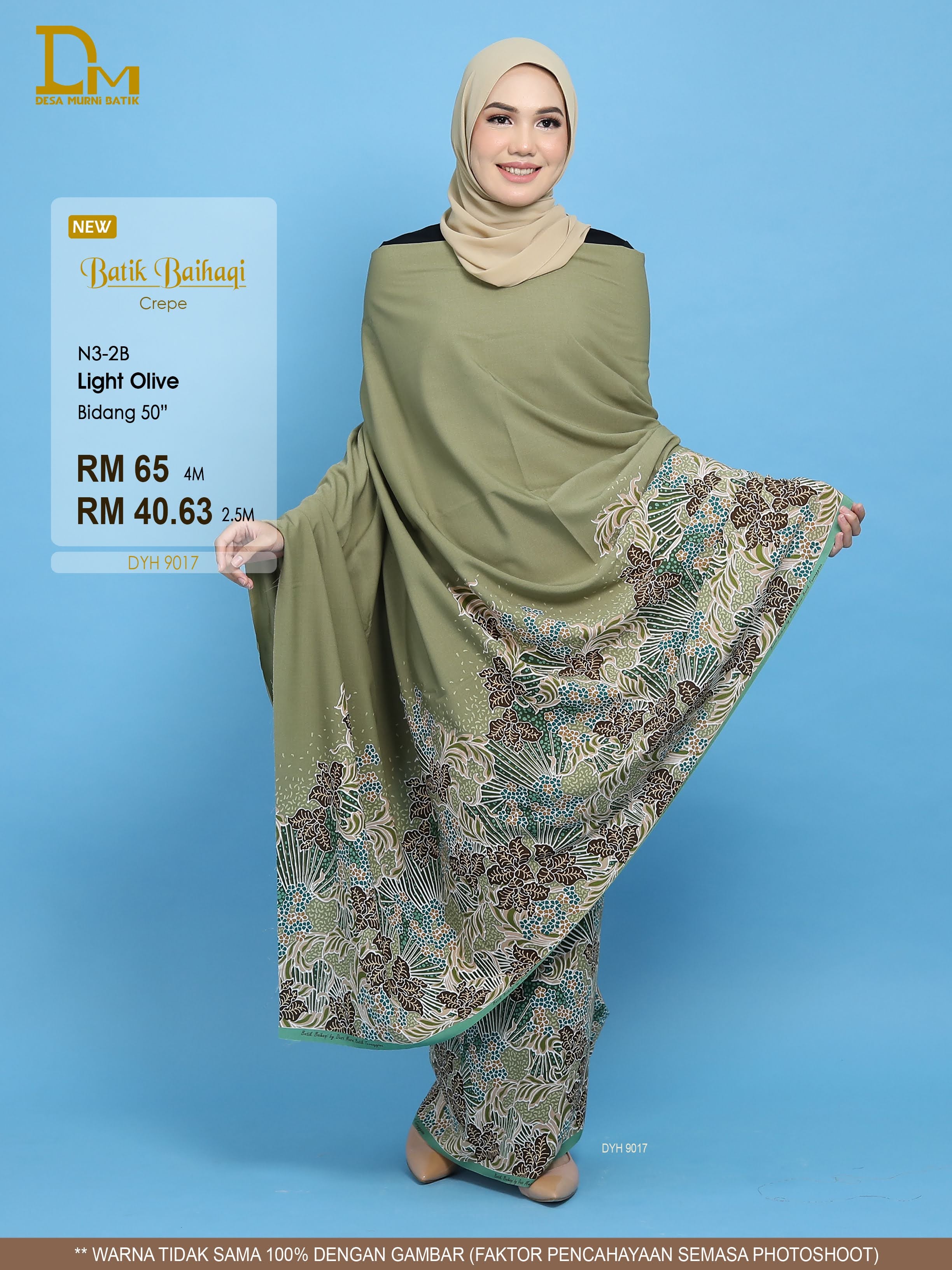 BAIHAQI N 3-2 LIGHT OLIVE