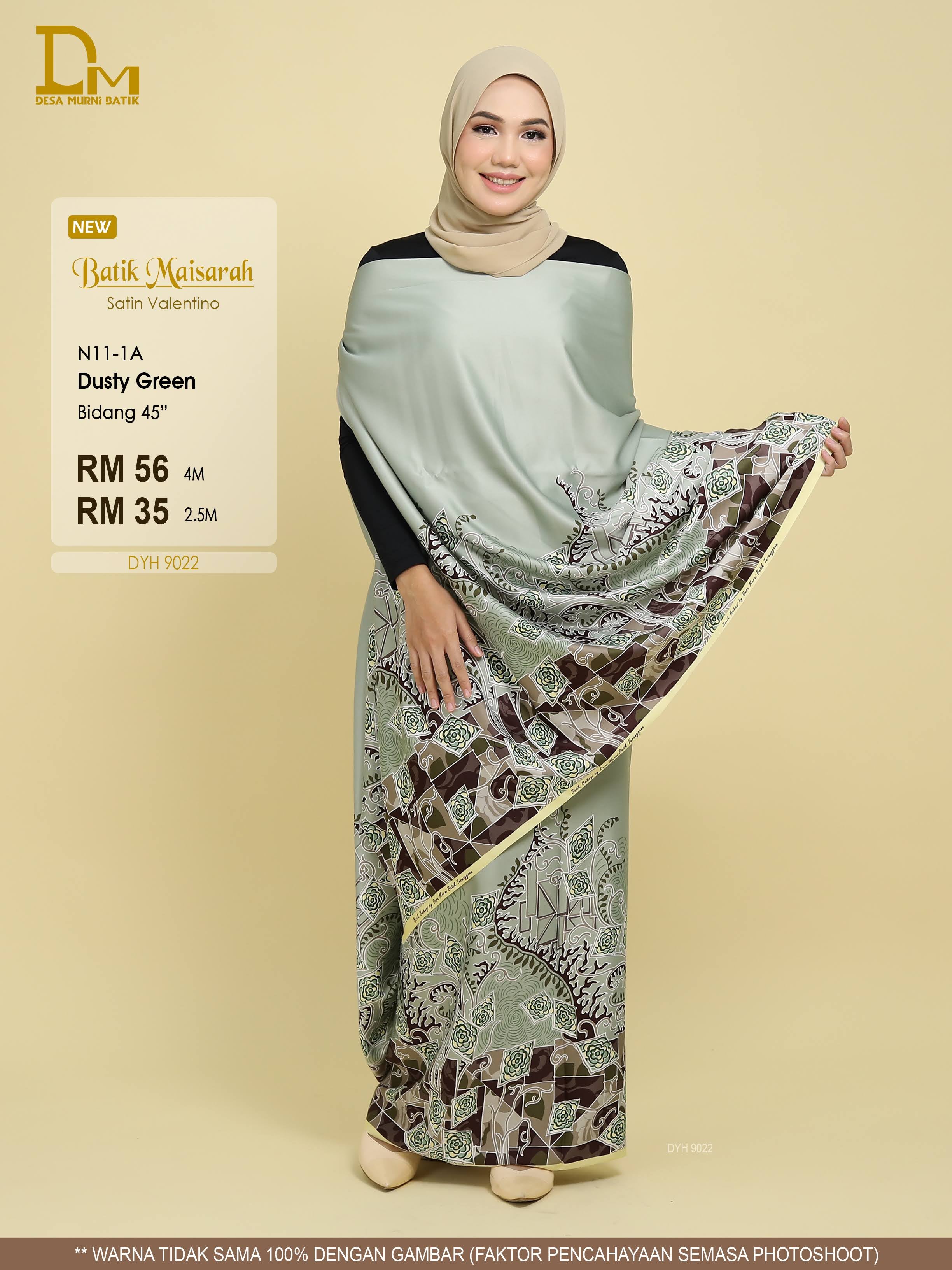 MAISARAH N 11-1 DUSTY GREEN