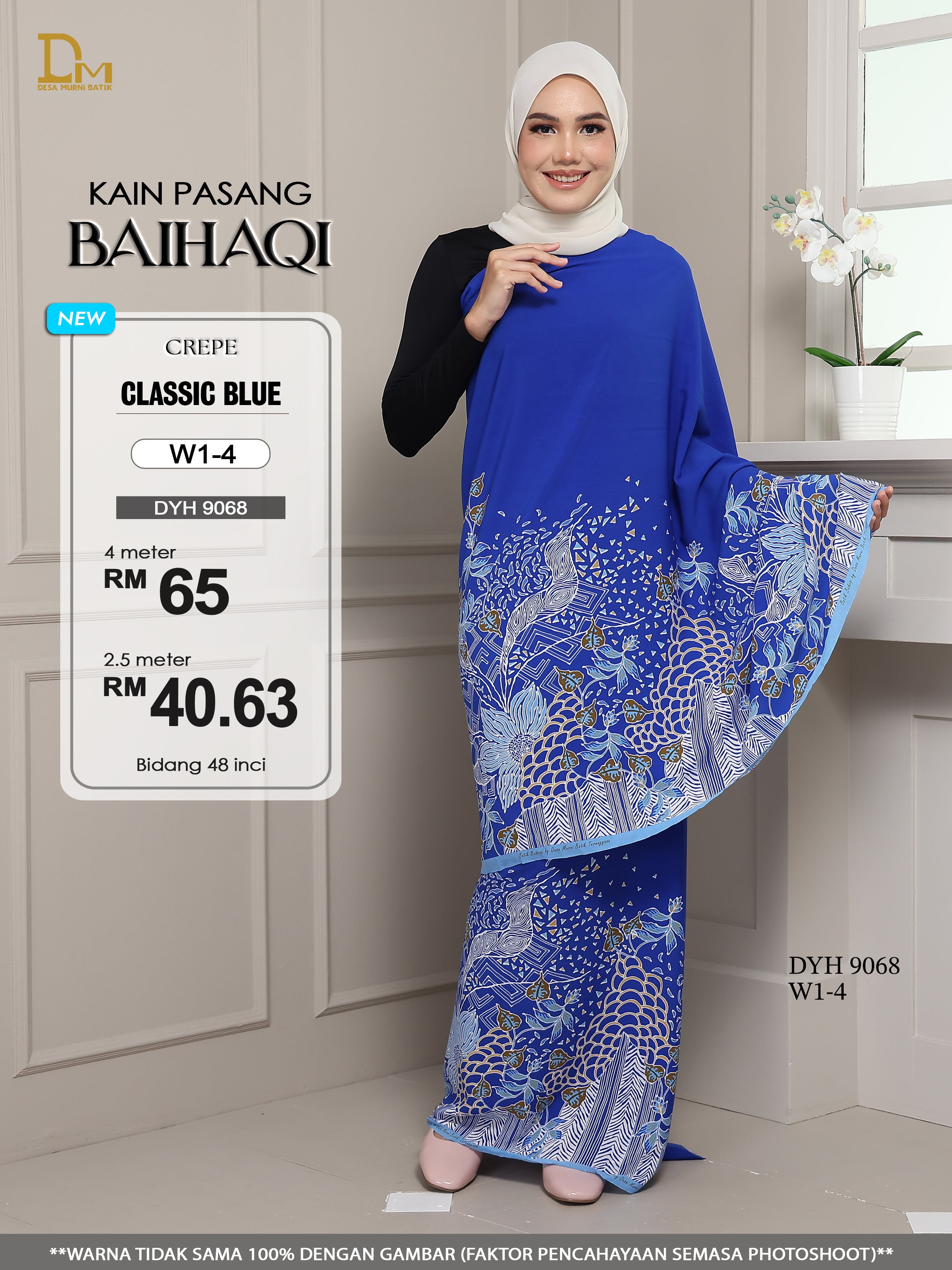 BAIHAQI W 1-4 CLASSIC BLUE
