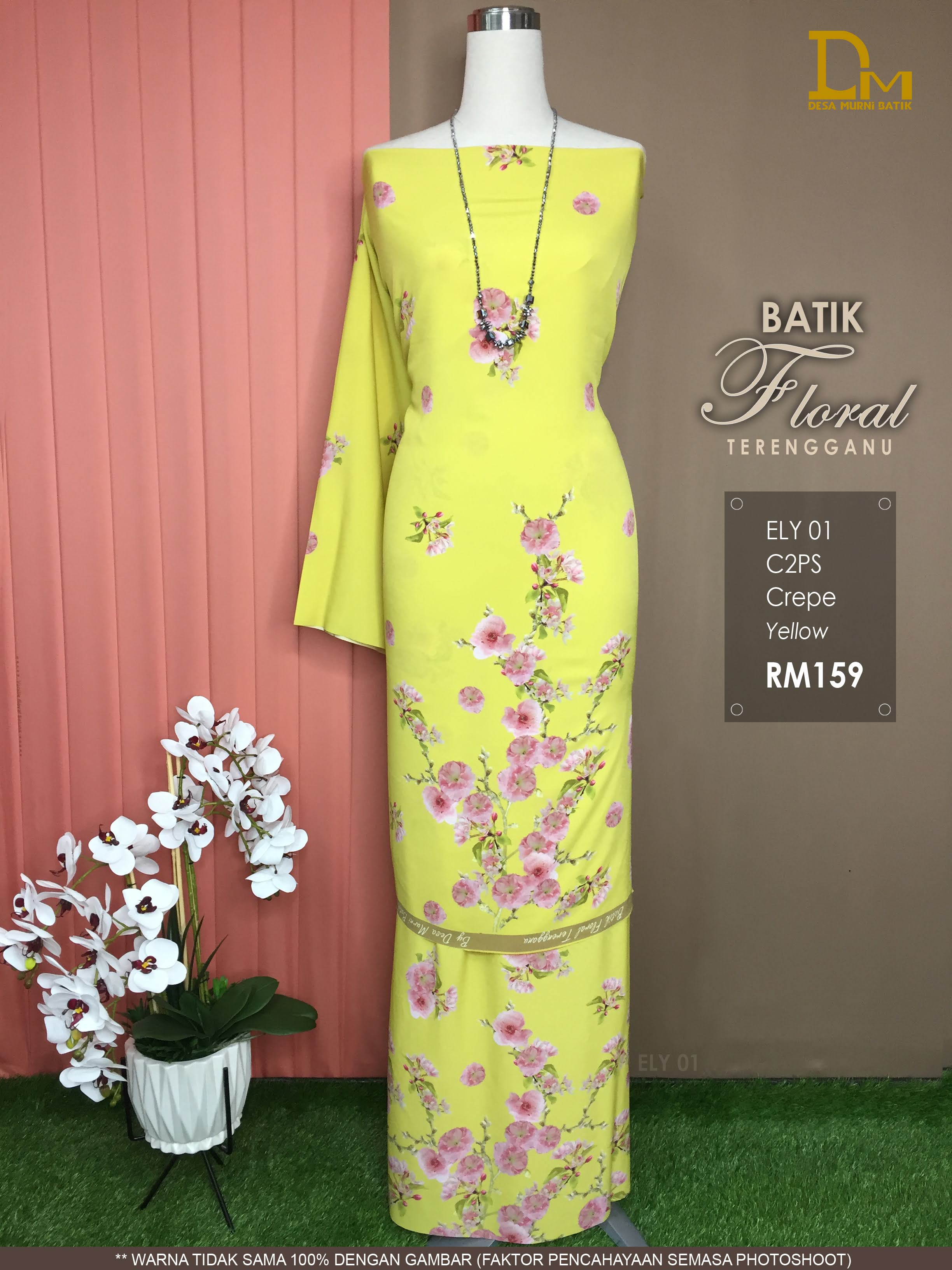 BATIK FLORAL TERENGGANU CREPE ELY 01