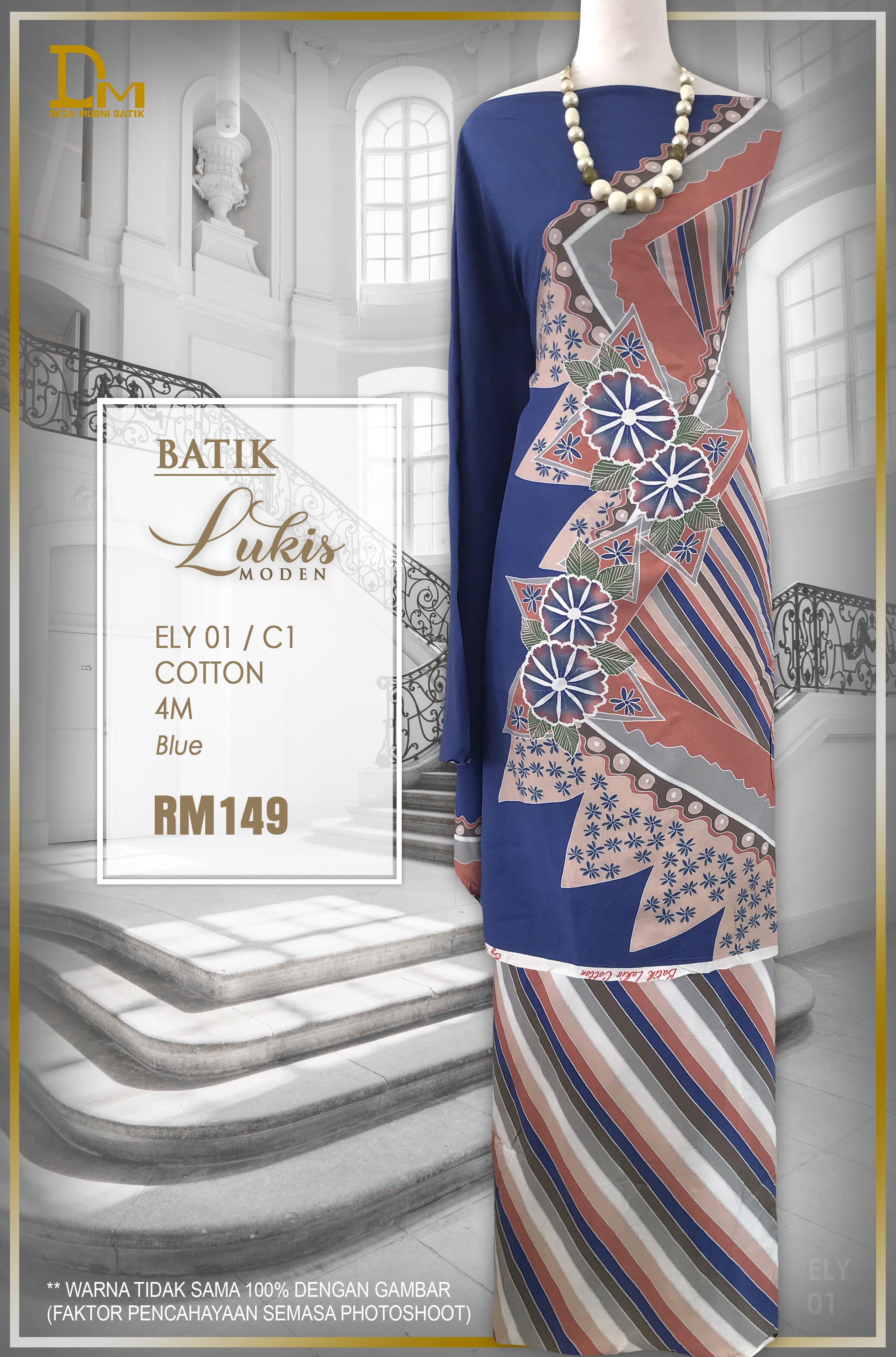 BATIK LUKIS MODEN COTTON ELY 01