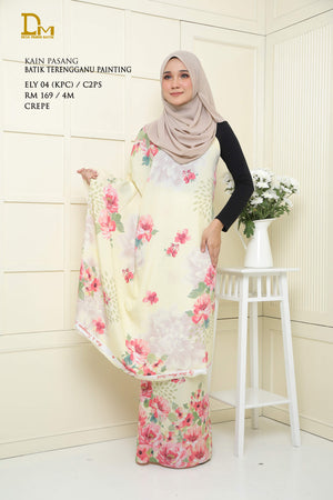 BATIK TERENGGANU PAINTING ELY 04 CREPE