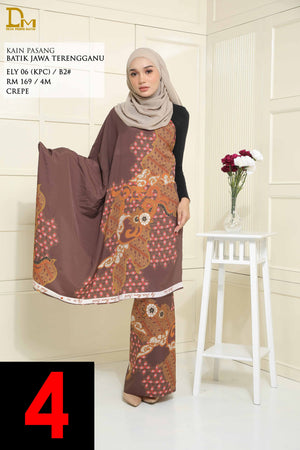 BATIK JAWA TERENGGANU ELY 06 CREPE