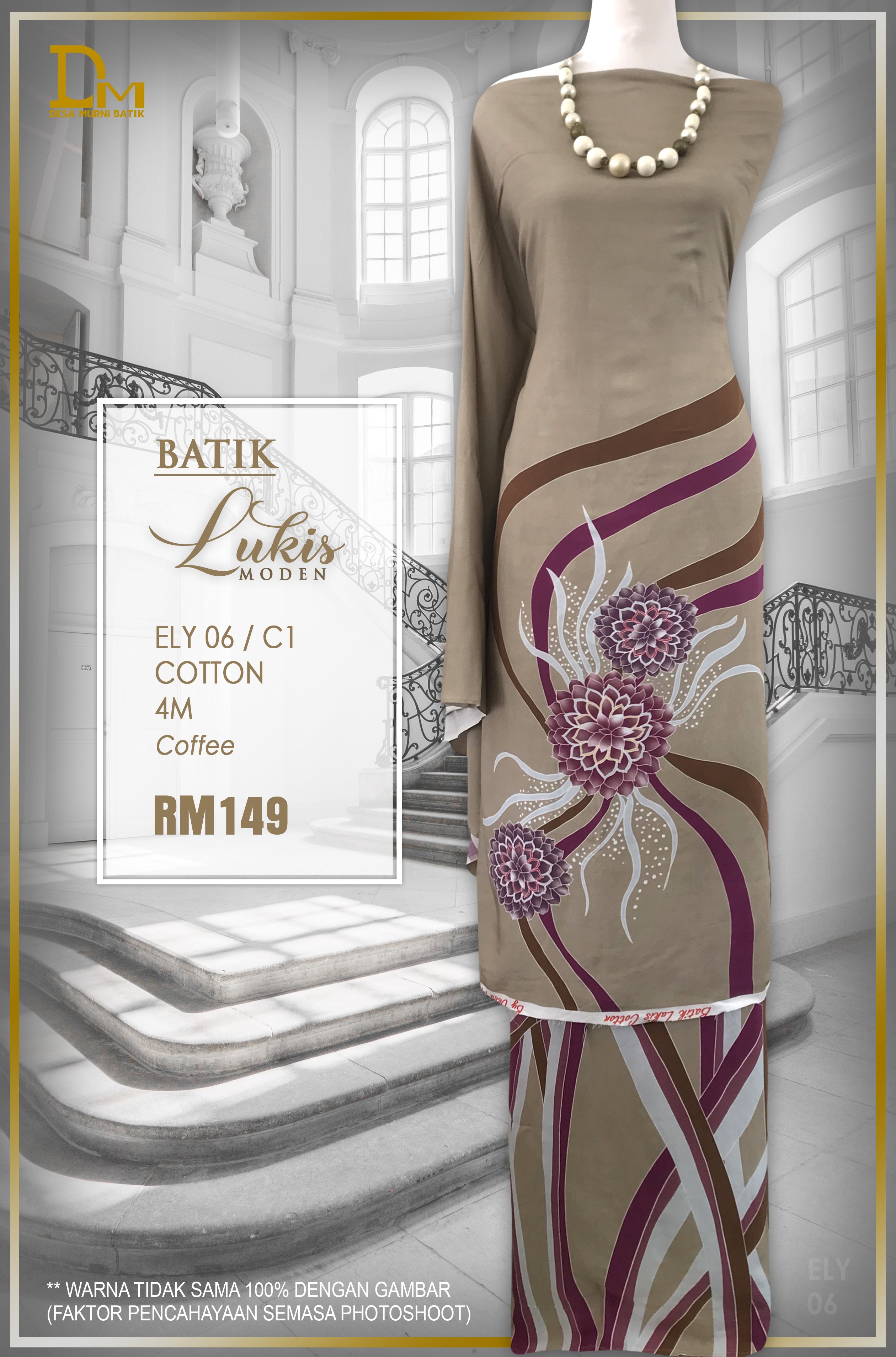 BATIK LUKIS MODEN COTTON ELY 06