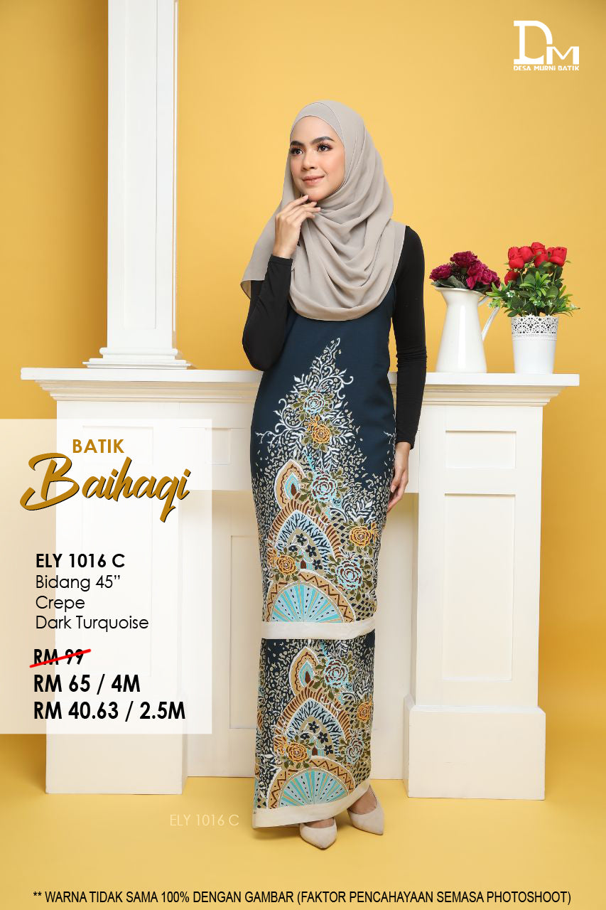 BAIHAQI ELY 1016 C TURQUOISE GELAP