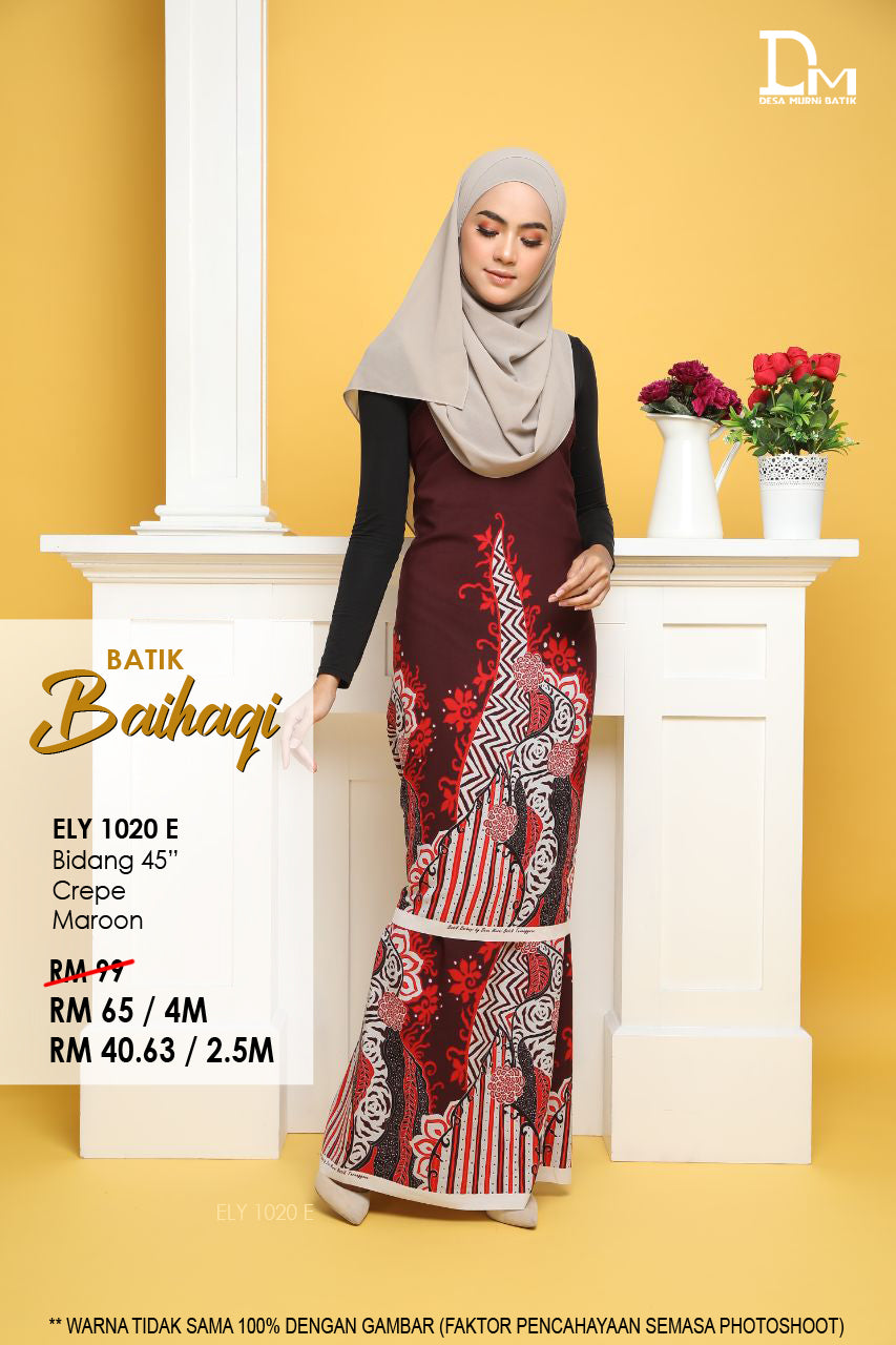 BAIHAQI ELY 1020 E MAROON