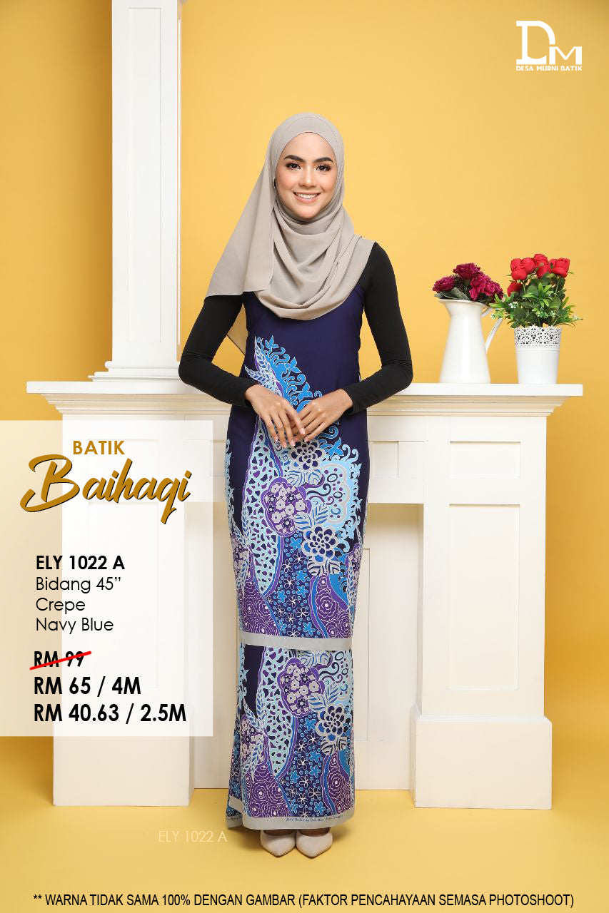 BAIHAQI ELY 1022 A NAVY BLUE