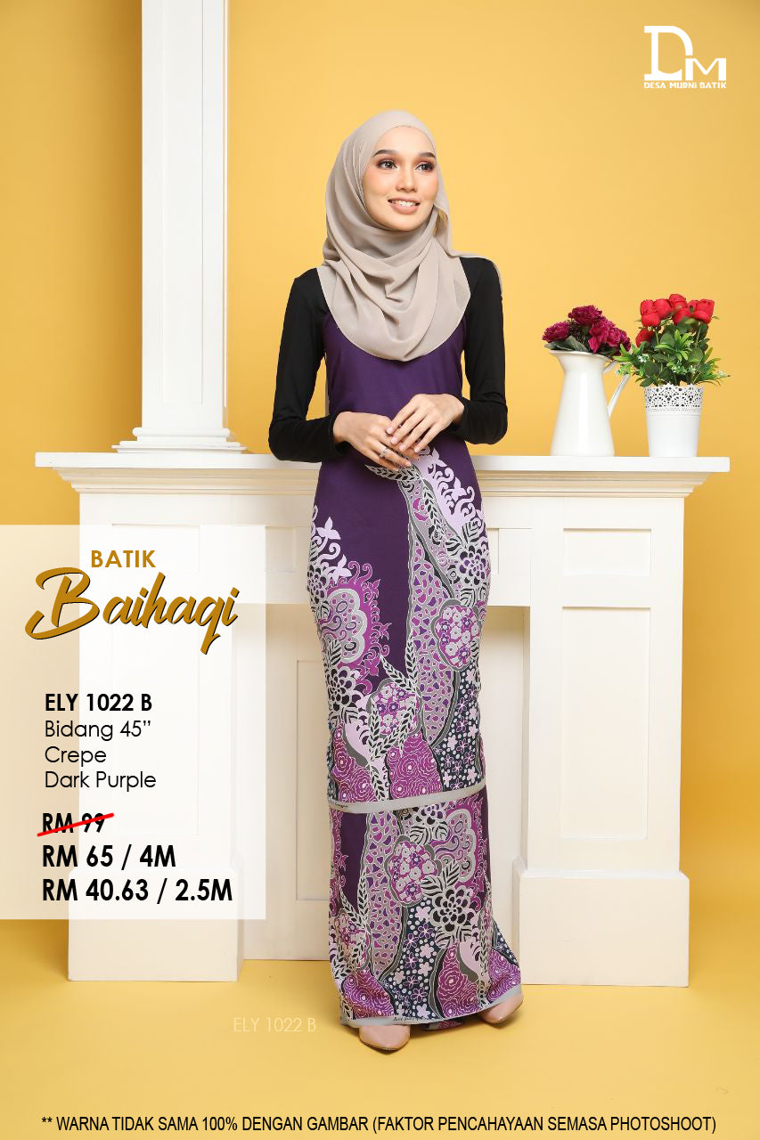 BAIHAQI ELY 1022 B UNGU GELAP