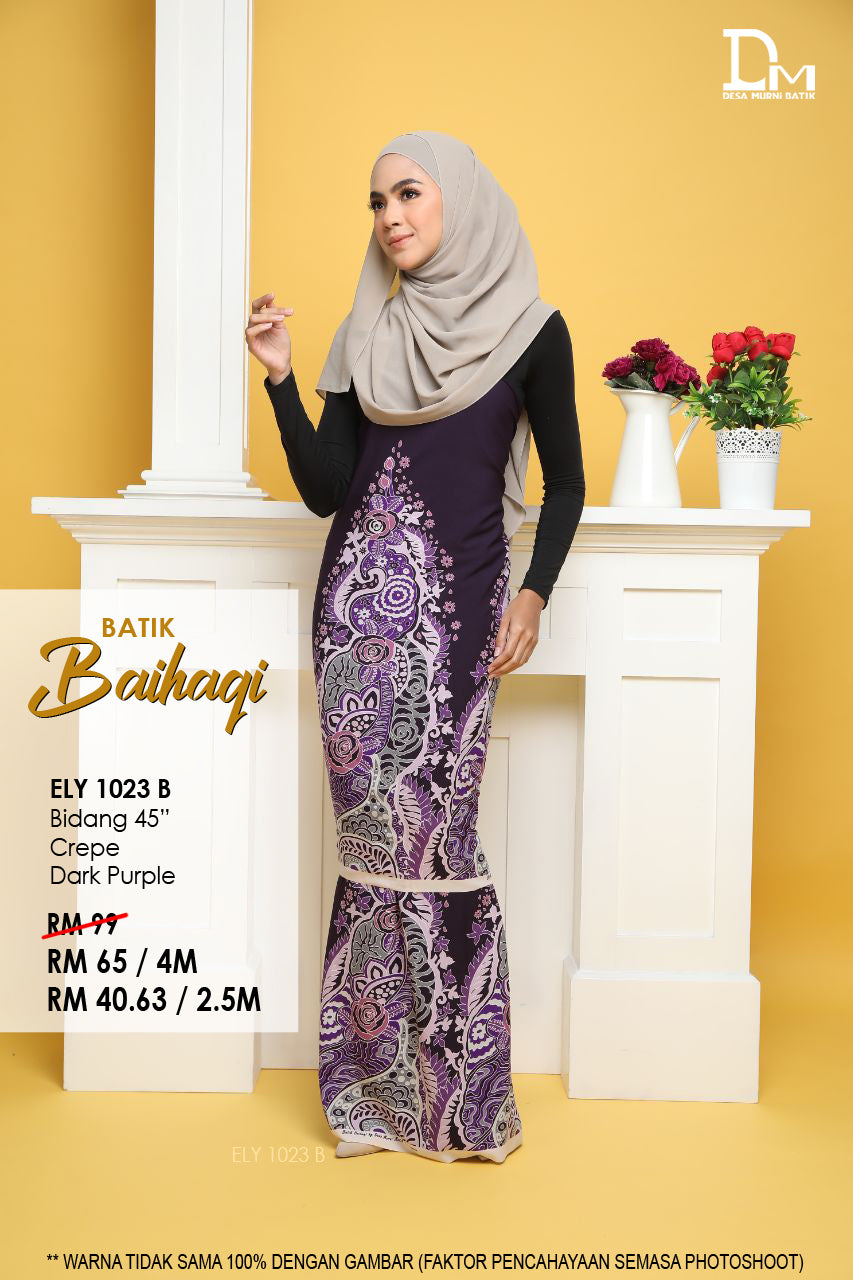 BAIHAQI ELY 1023 B UNGU GELAP