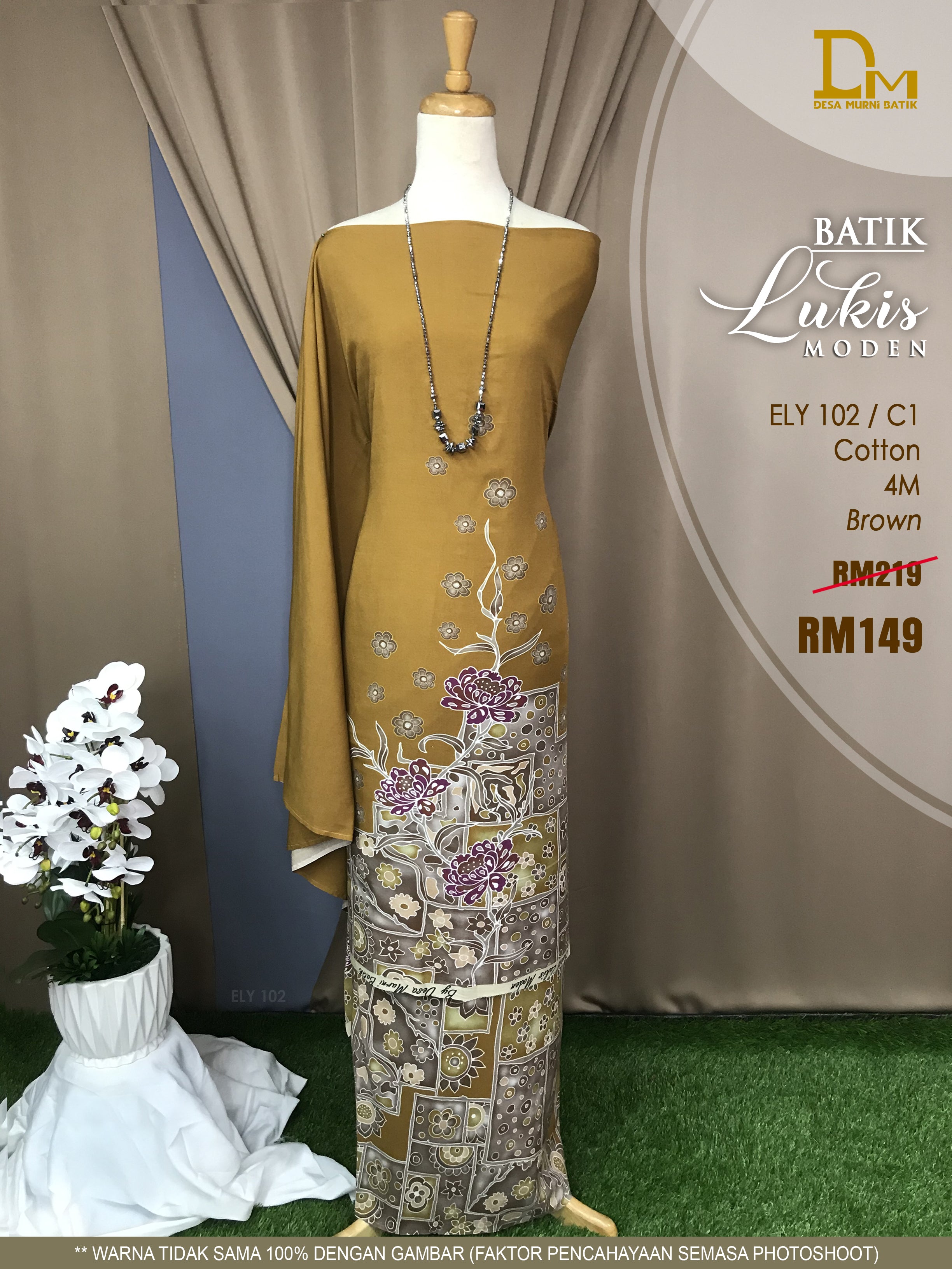 BATIK LUKIS MODEN COTTON ELY 102