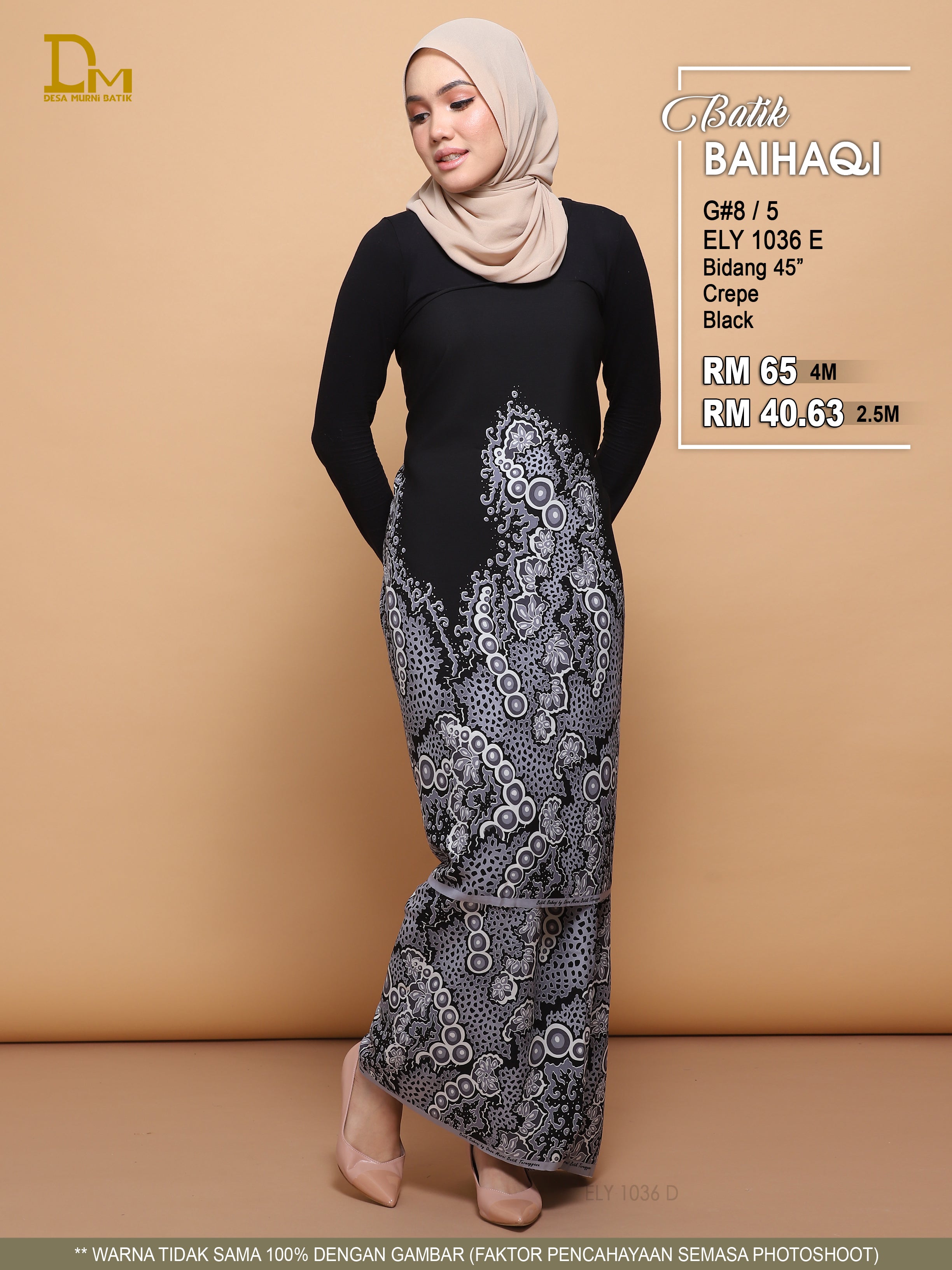 BAIHAQI G 8-5 HITAM