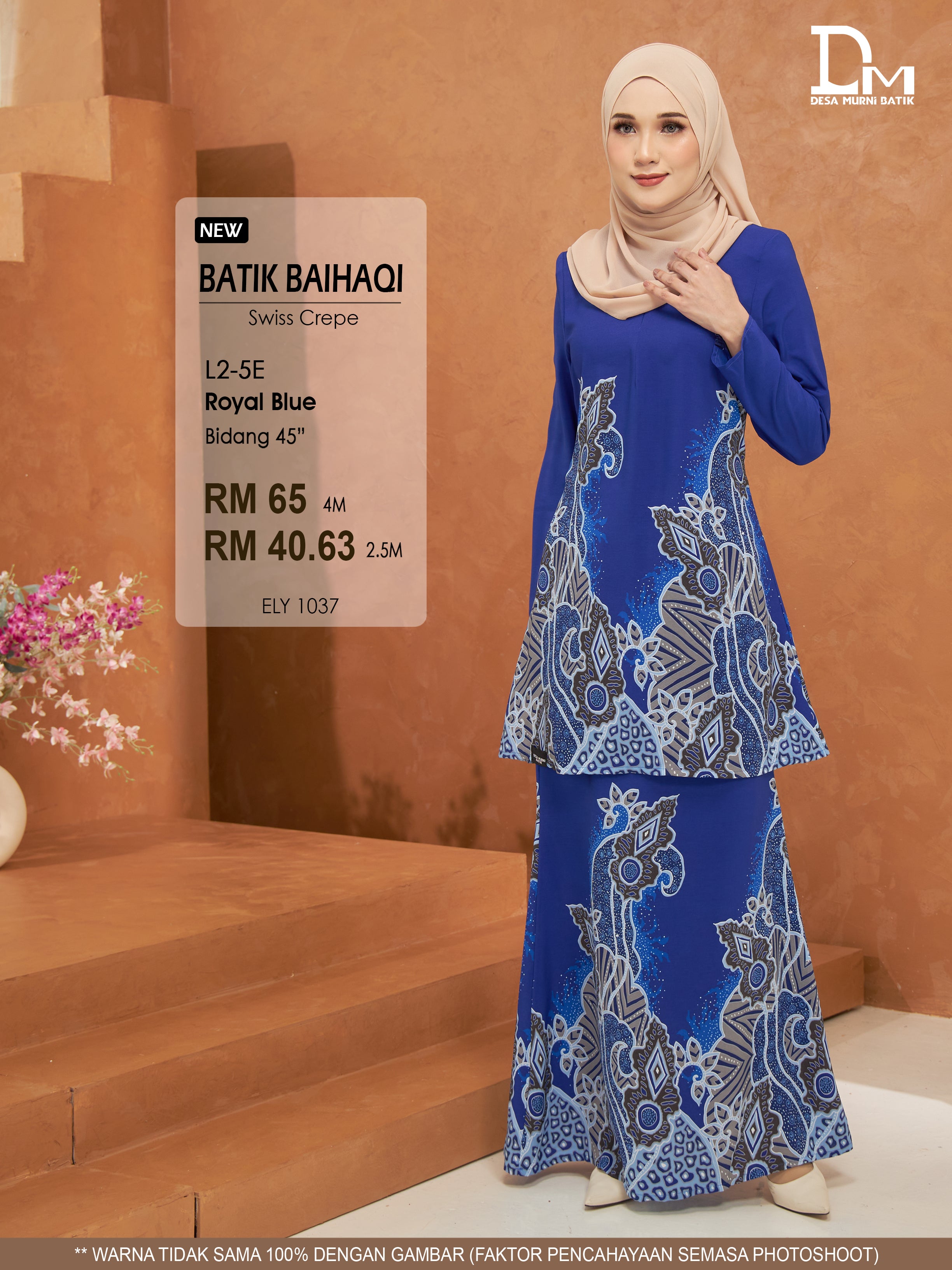 BAIHAQI L 2-5 ROYAL BLUE