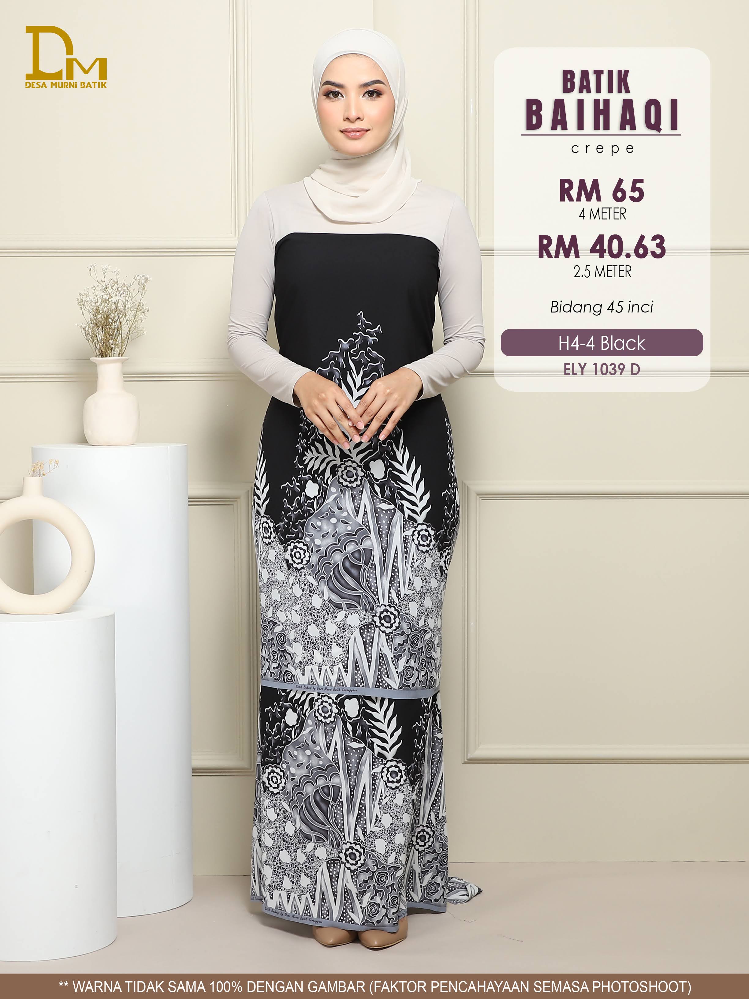 BAIHAQI H 4-4 HITAM
