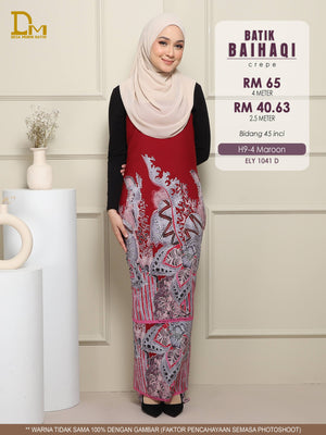 BAIHAQI H 9-4  MAROON