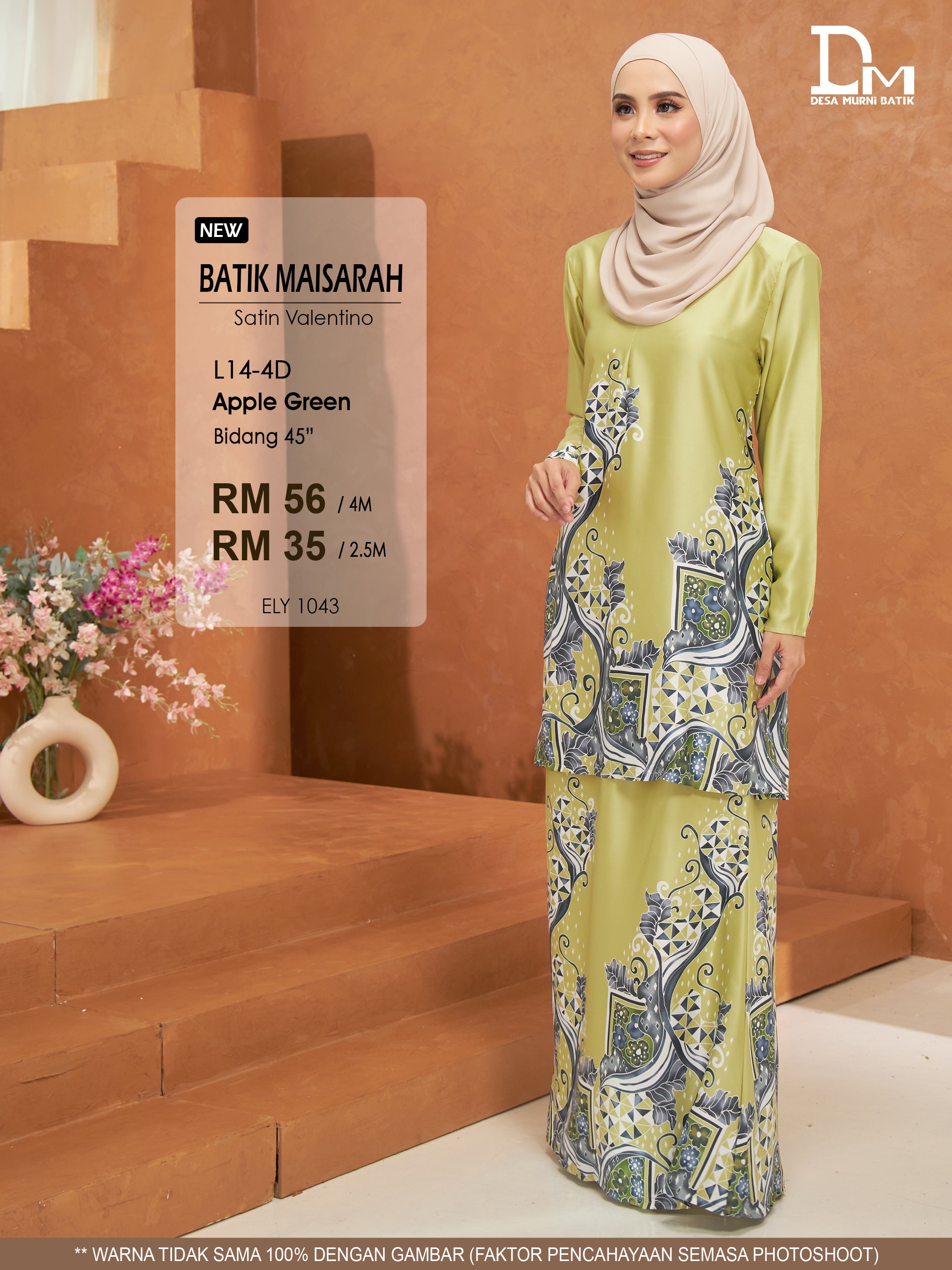MAISARAH L 14-4 APPLE GREEN