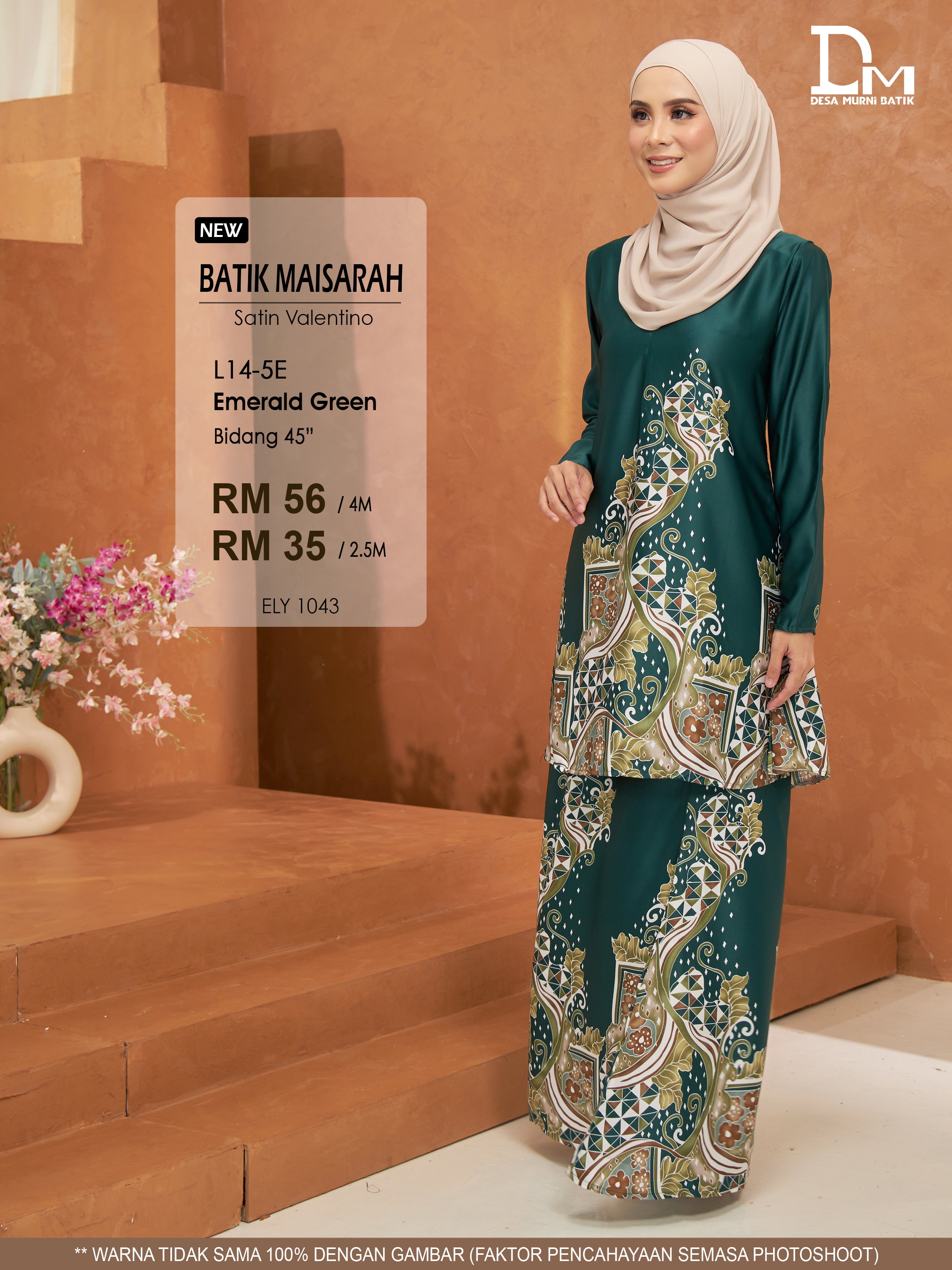 MAISARAH L 14-5 EMERALD GREEN
