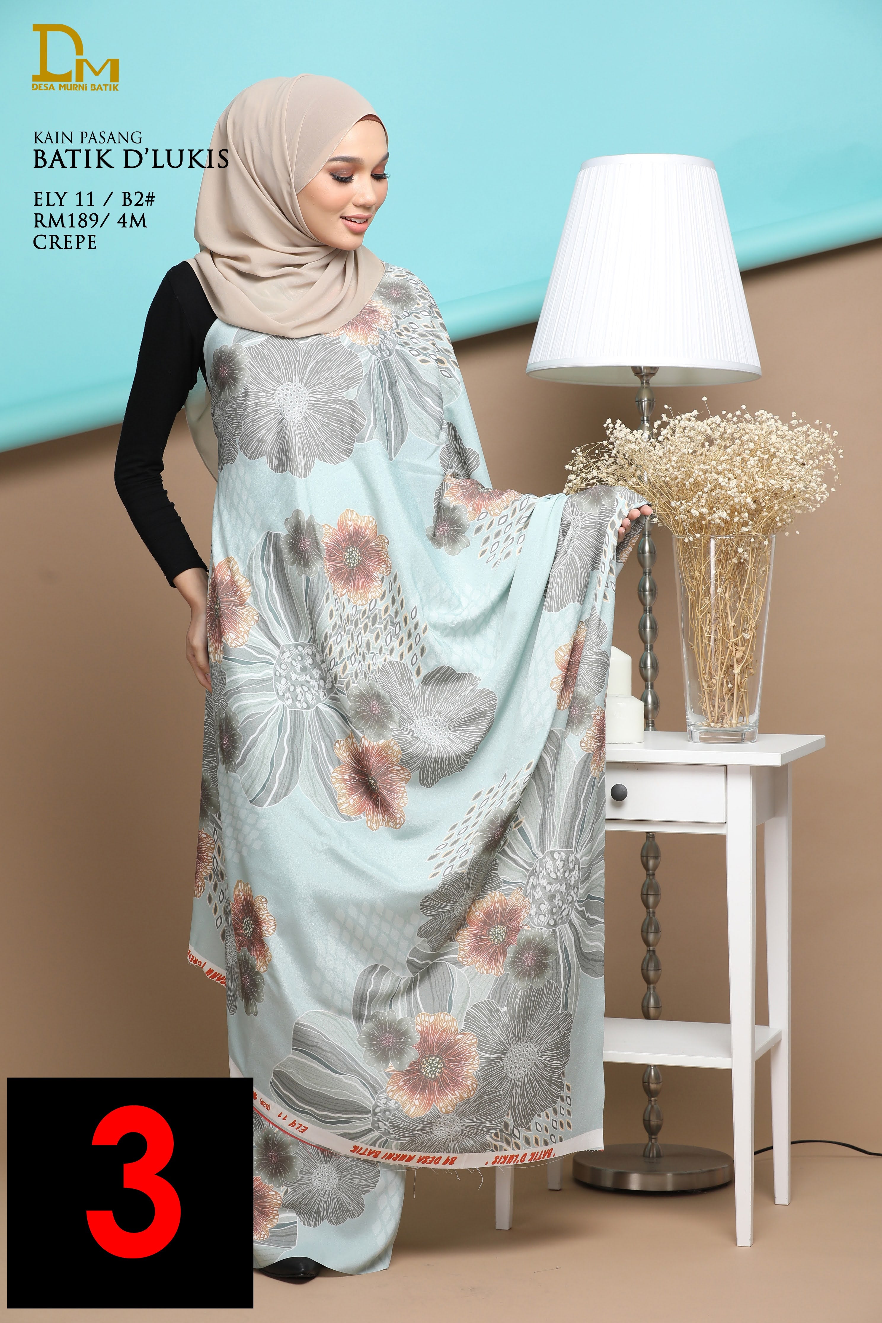 BATIK D' LUKIS ELY 11 CREPE