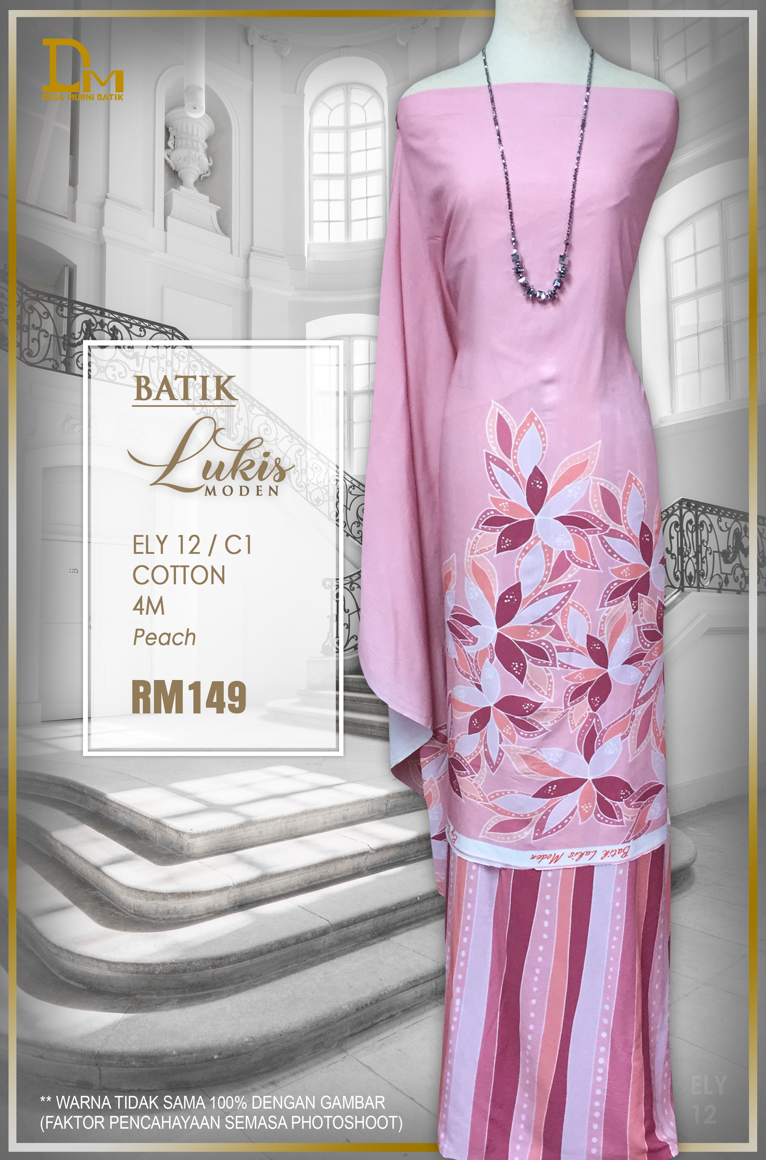 BATIK LUKIS MODEN COTTON ELY 12