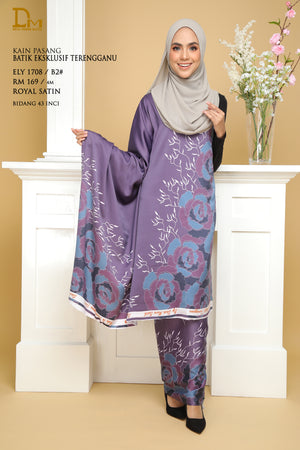 BATIK EKSKLUSIF TERENGGANU ROYAL SATIN ELY 1708