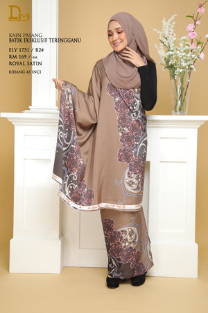BATIK EKSKLUSIF TERENGGANU ROYAL SATIN ELY 1751