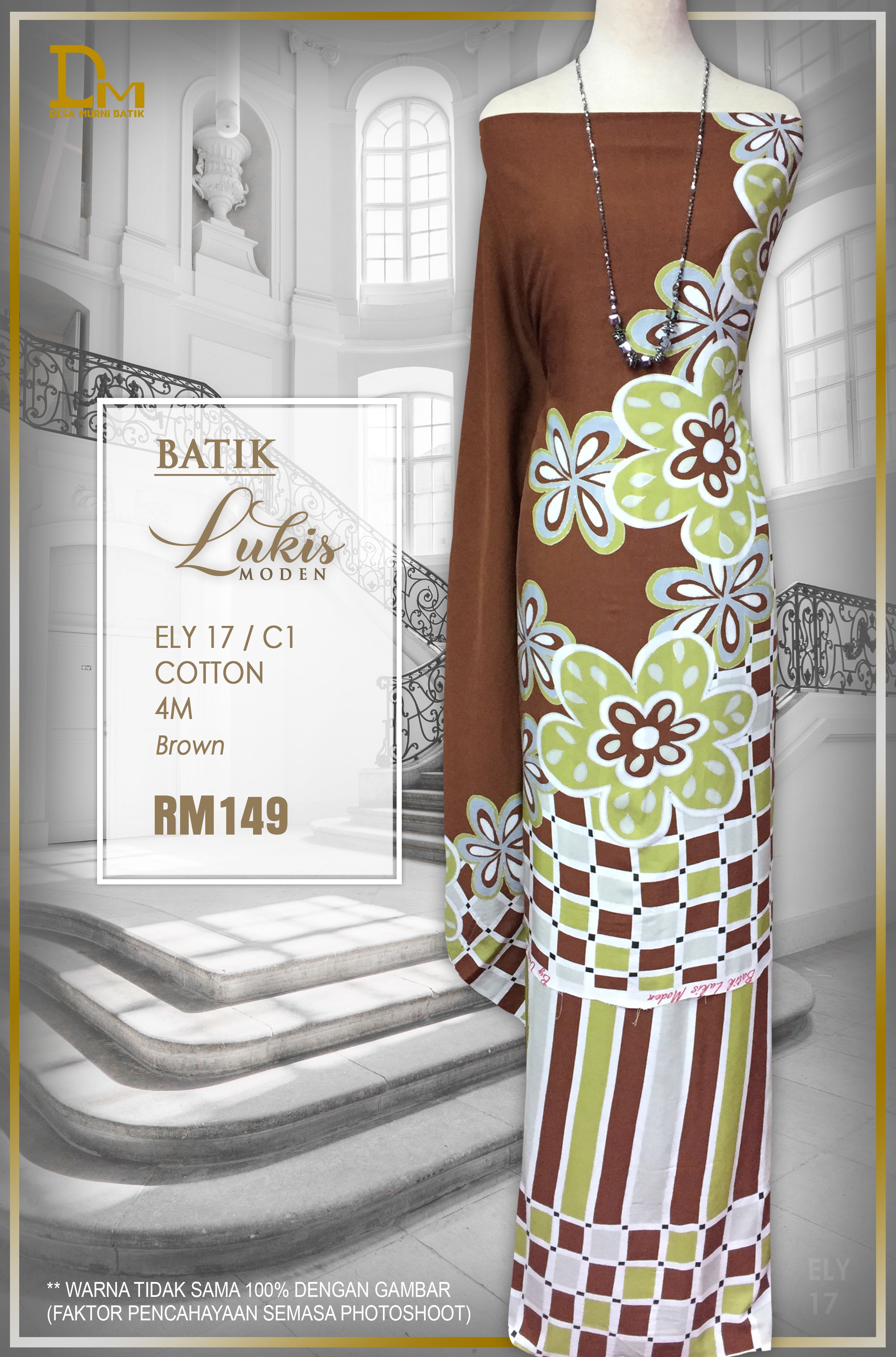 BATIK LUKIS MODEN COTTON ELY 17