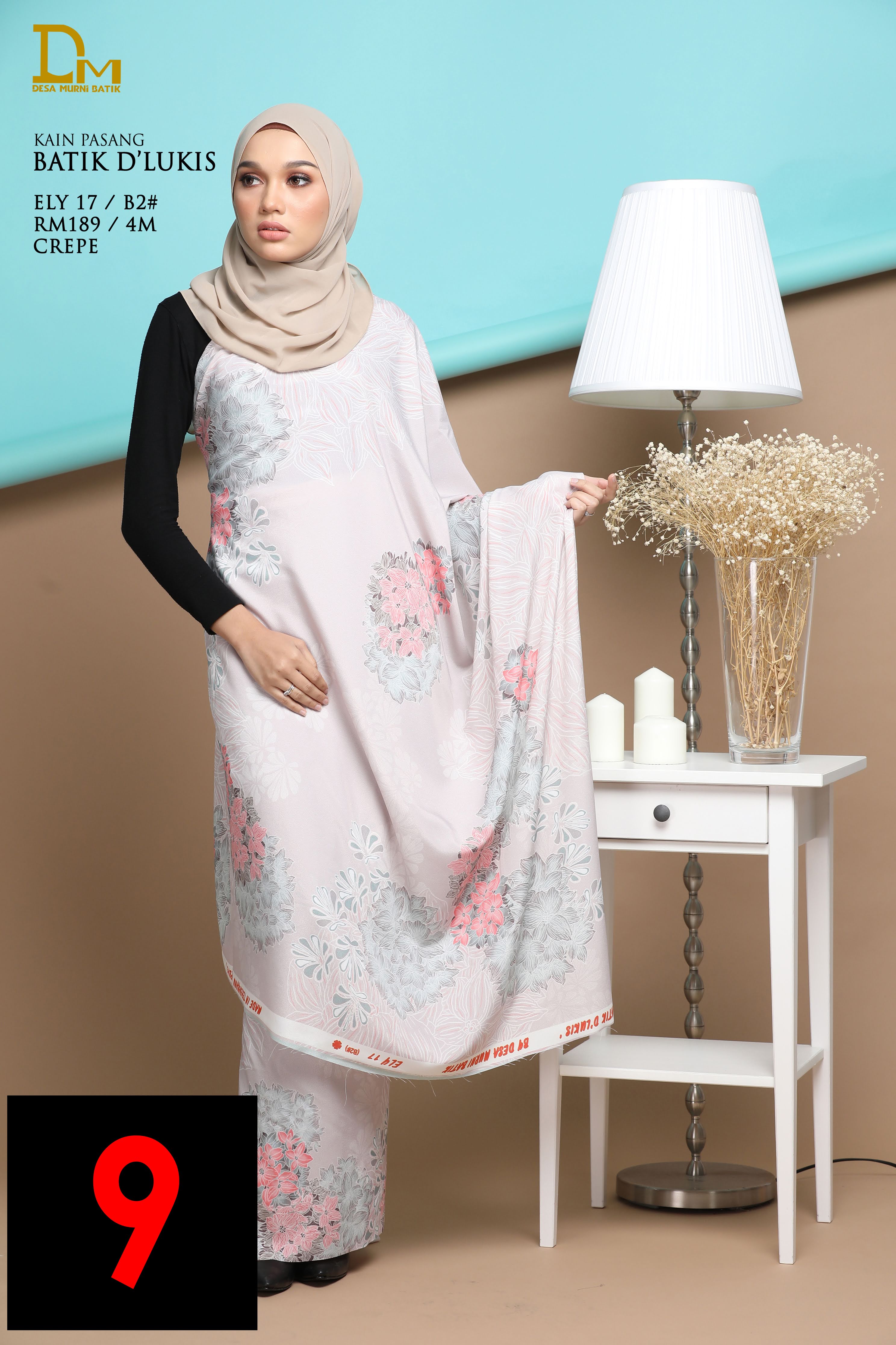 BATIK D' LUKIS ELY 17 CREPE