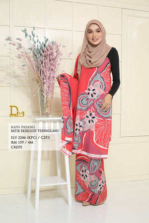 BATIK EKSKLUSIF TERENGGANU CREPE ELY 2246