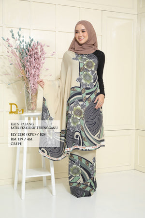 BATIK EKSKLUSIF TERENGGANU CREPE ELY 2280