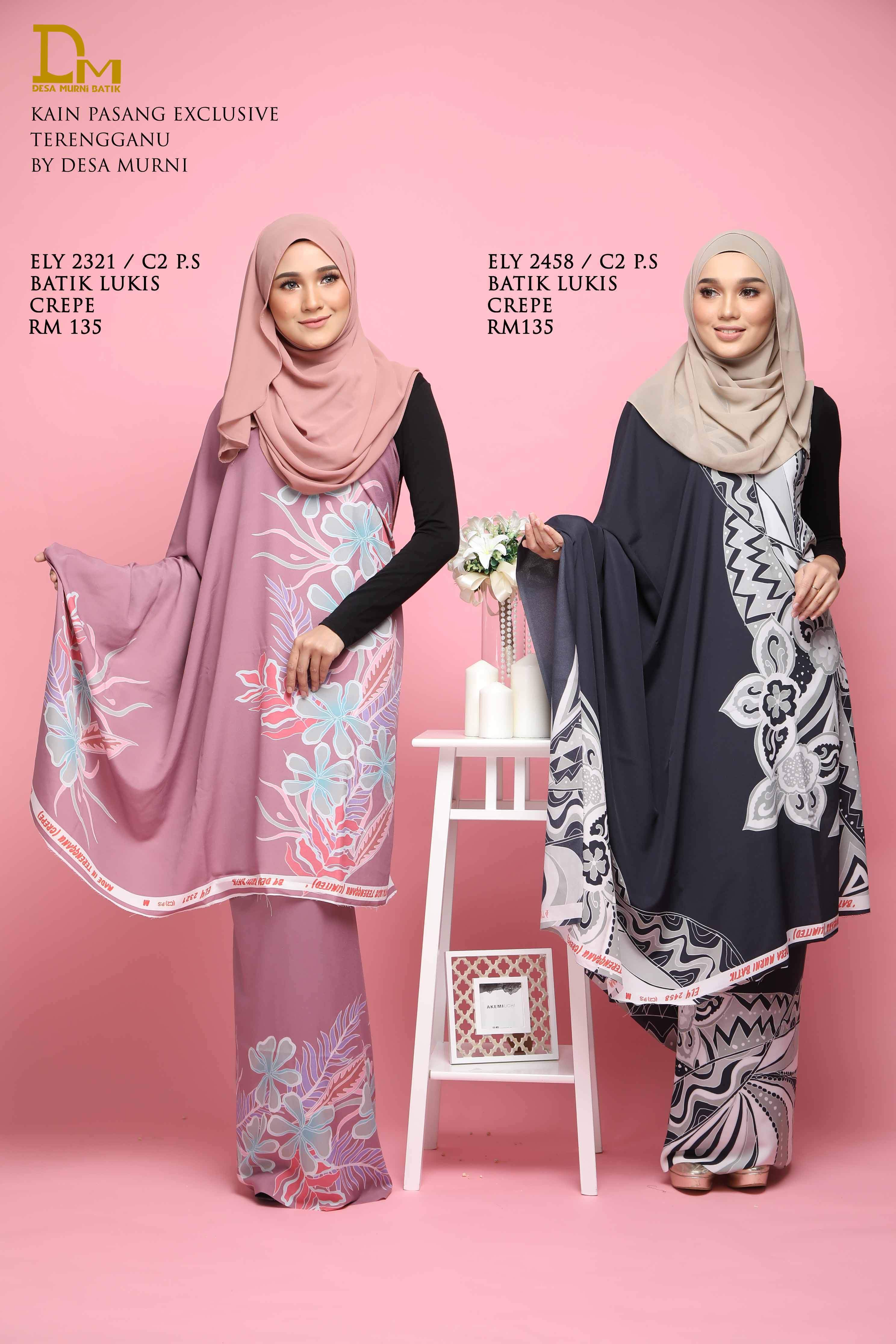 BATIK LUKIS CREPE ELY 2458