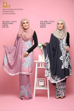 BATIK LUKIS CREPE ELY 2458