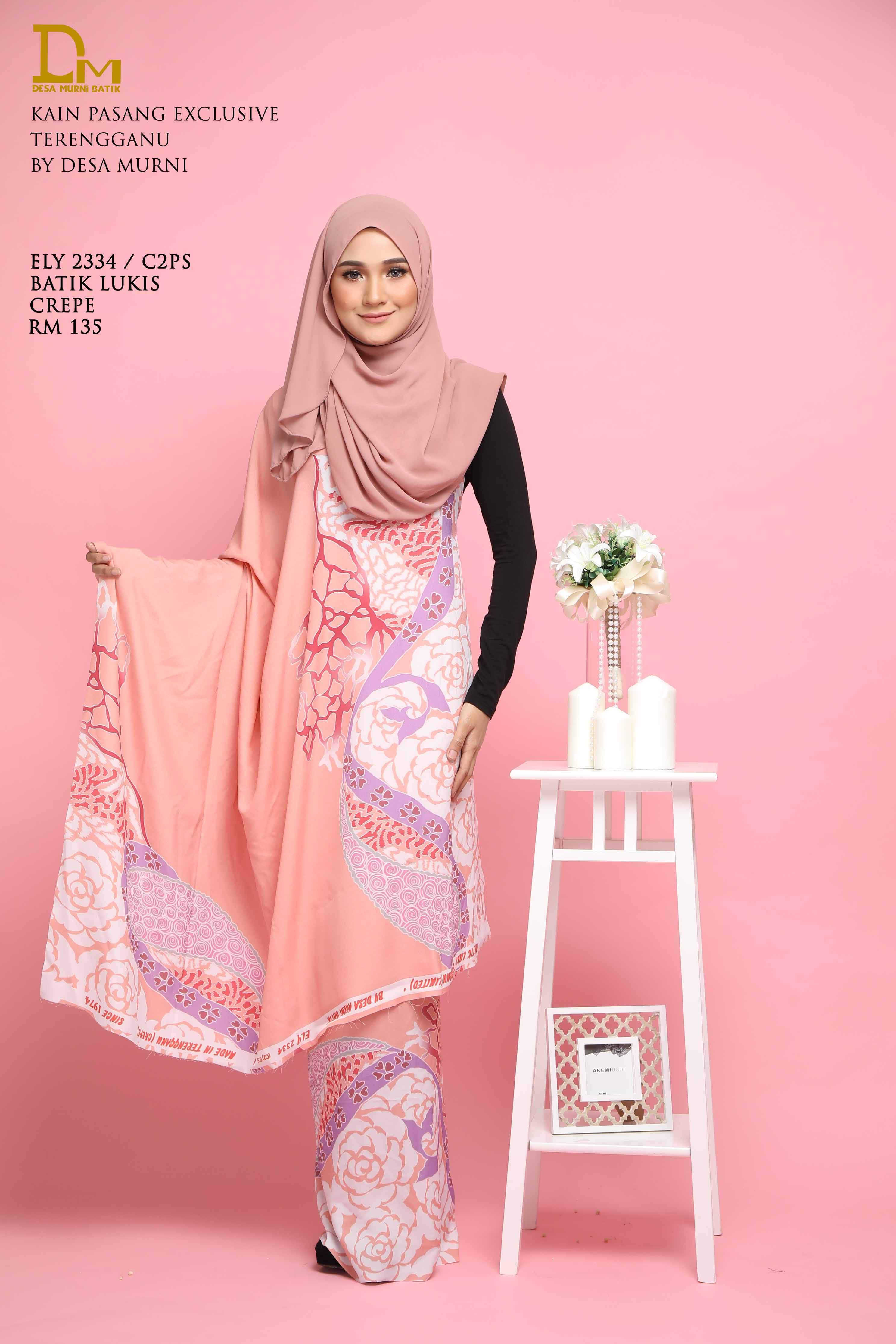 BATIK LUKIS CREPE ELY 2334
