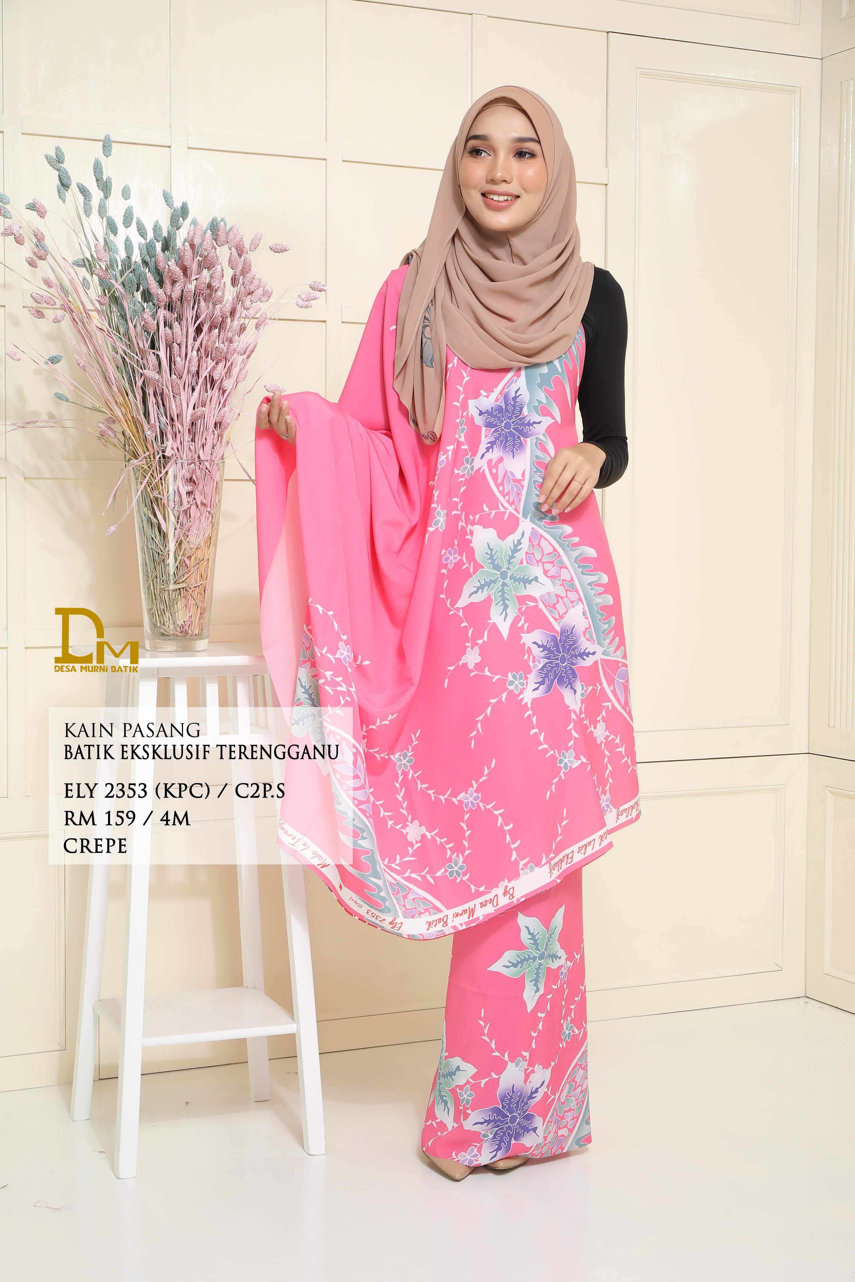 BATIK EKSKLUSIF TERENGGANU CREPE ELY 2353