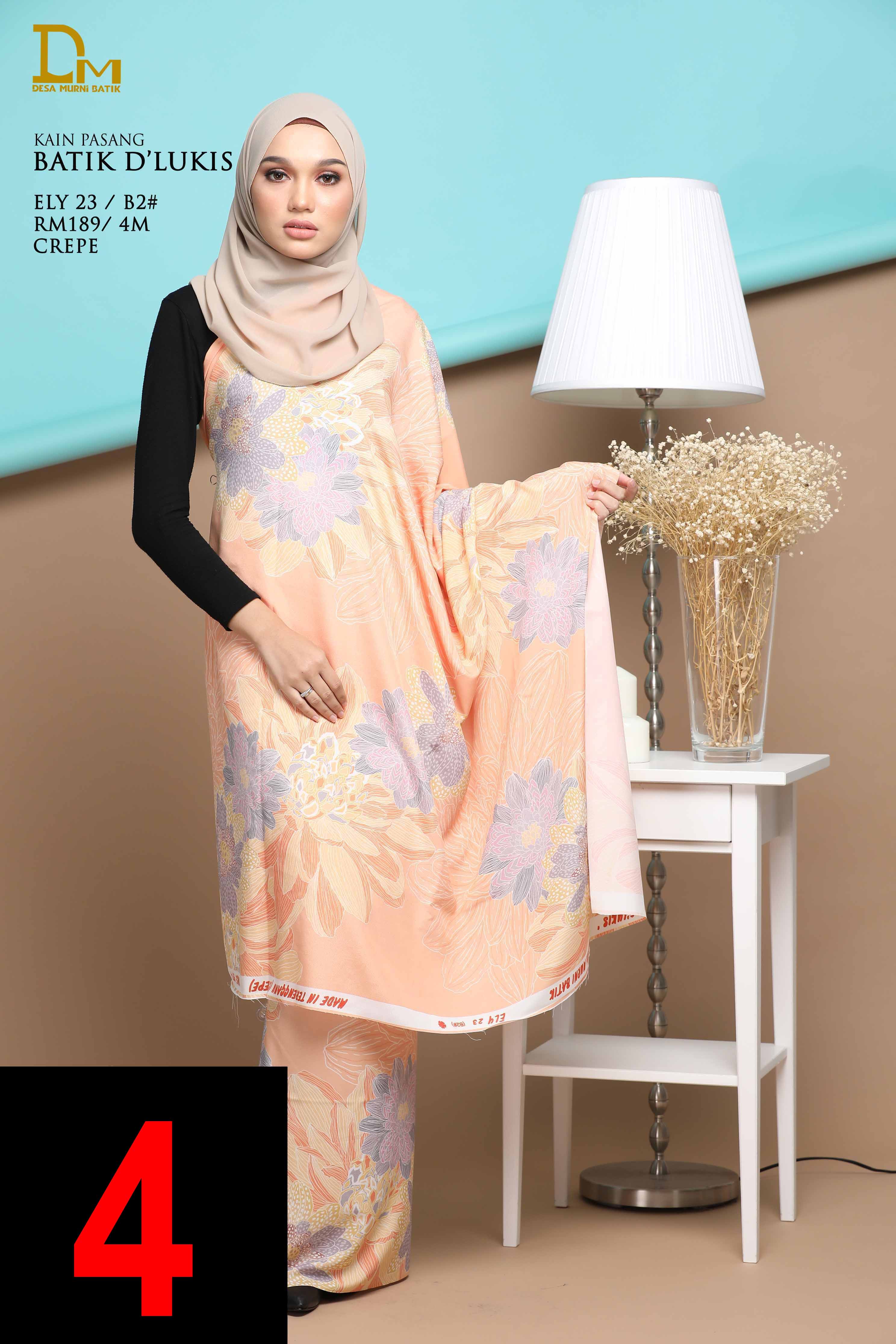 BATIK D' LUKIS ELY 23 CREPE