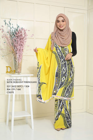 BATIK EKSKLUSIF TERENGGANU CREPE ELY 2422