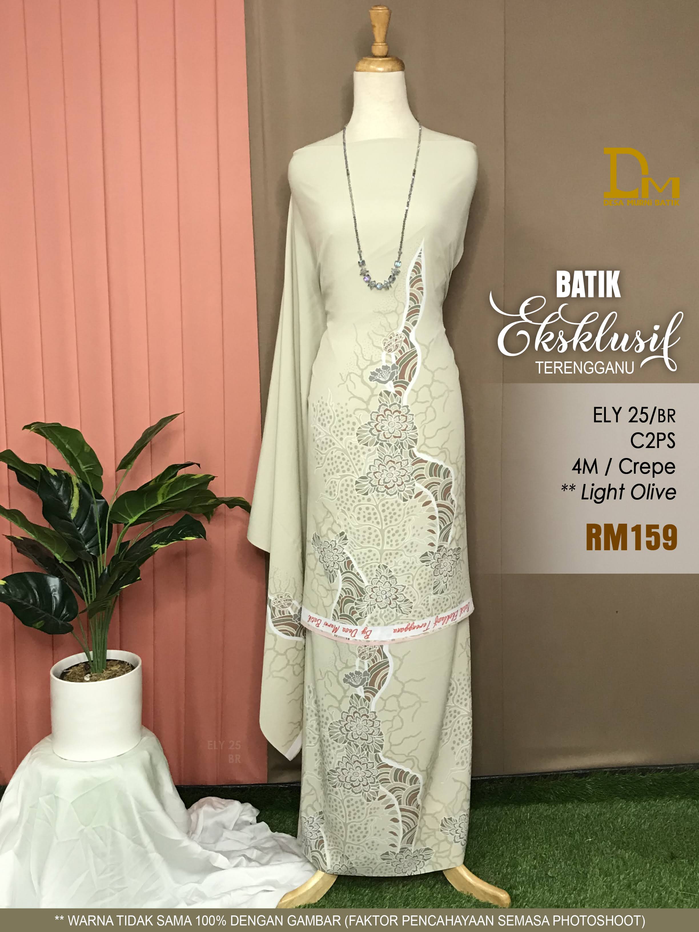 BATIK EKSKLUSIF TERENGGANU CREPE ELY 25