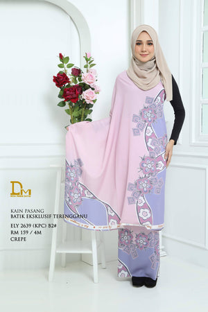 BATIK EKSKLUSIF TERENGGANU CREPE ELY 2639