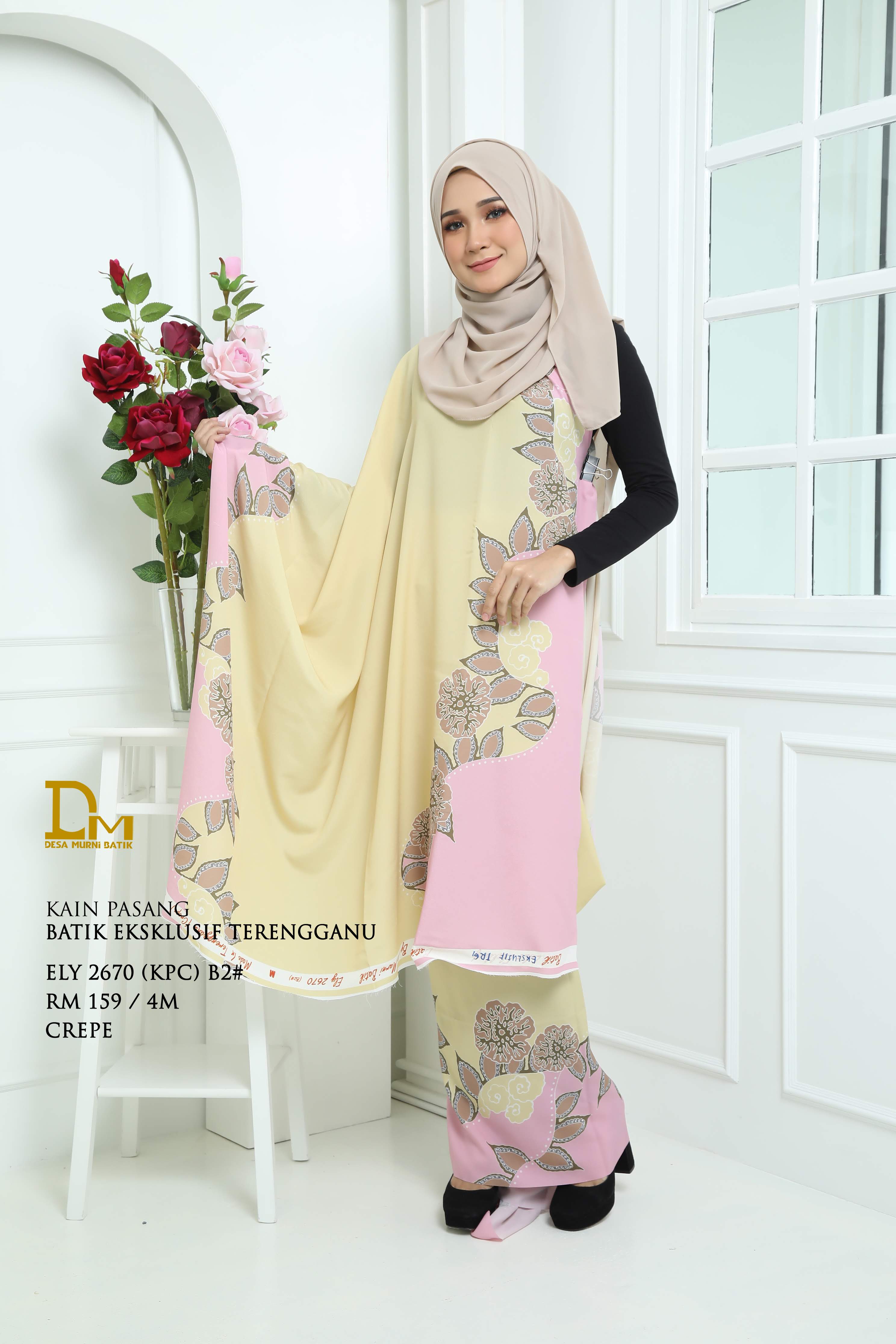 BATIK EKSKLUSIF TERENGGANU CREPE 2670