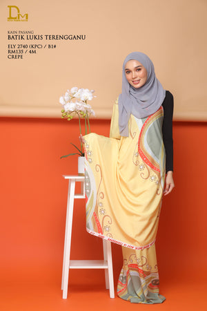 BATIK LUKIS TERENGGANU CREPE ELY 2740