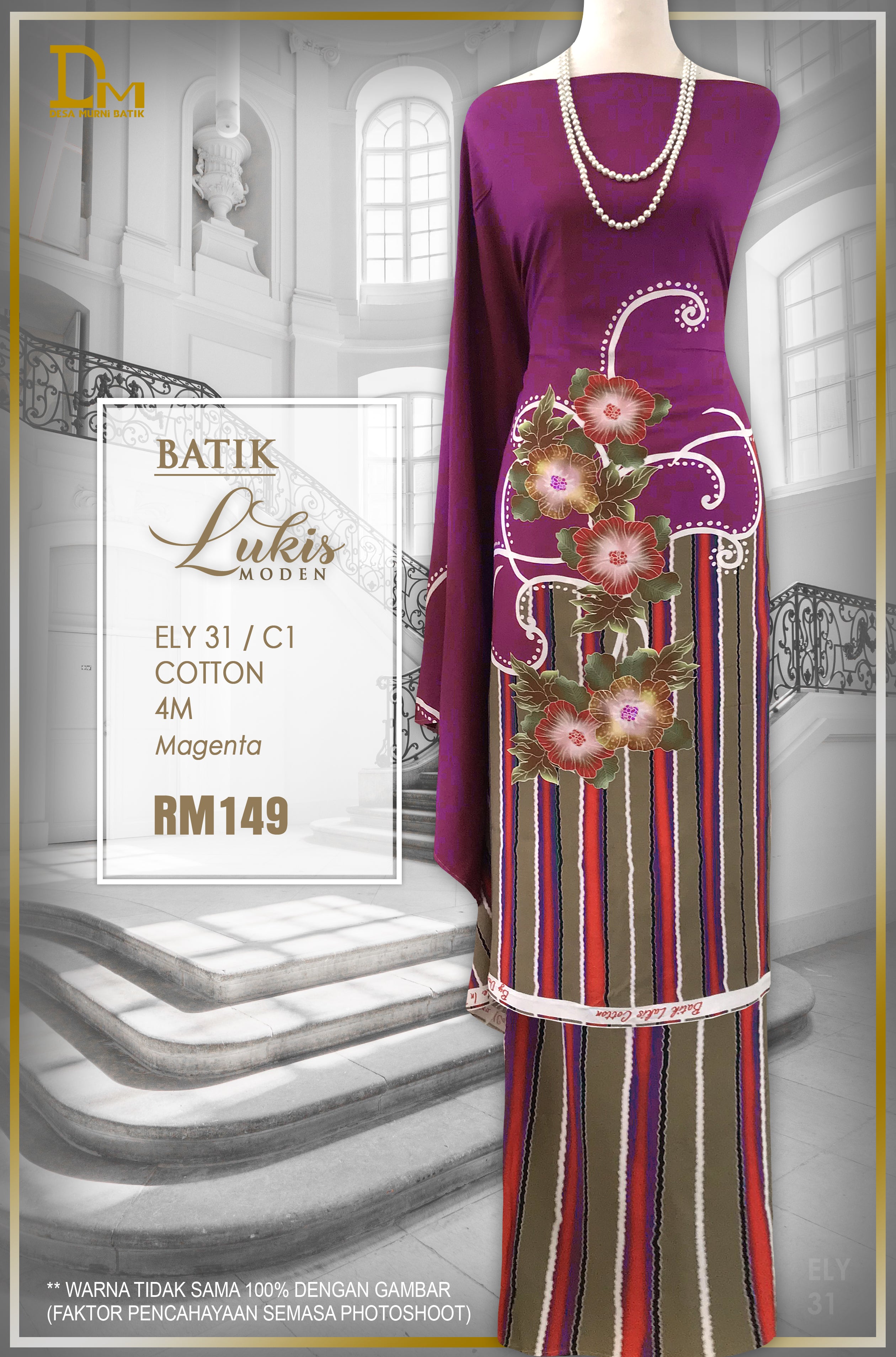 BATIK LUKIS MODEN COTTON ELY 31
