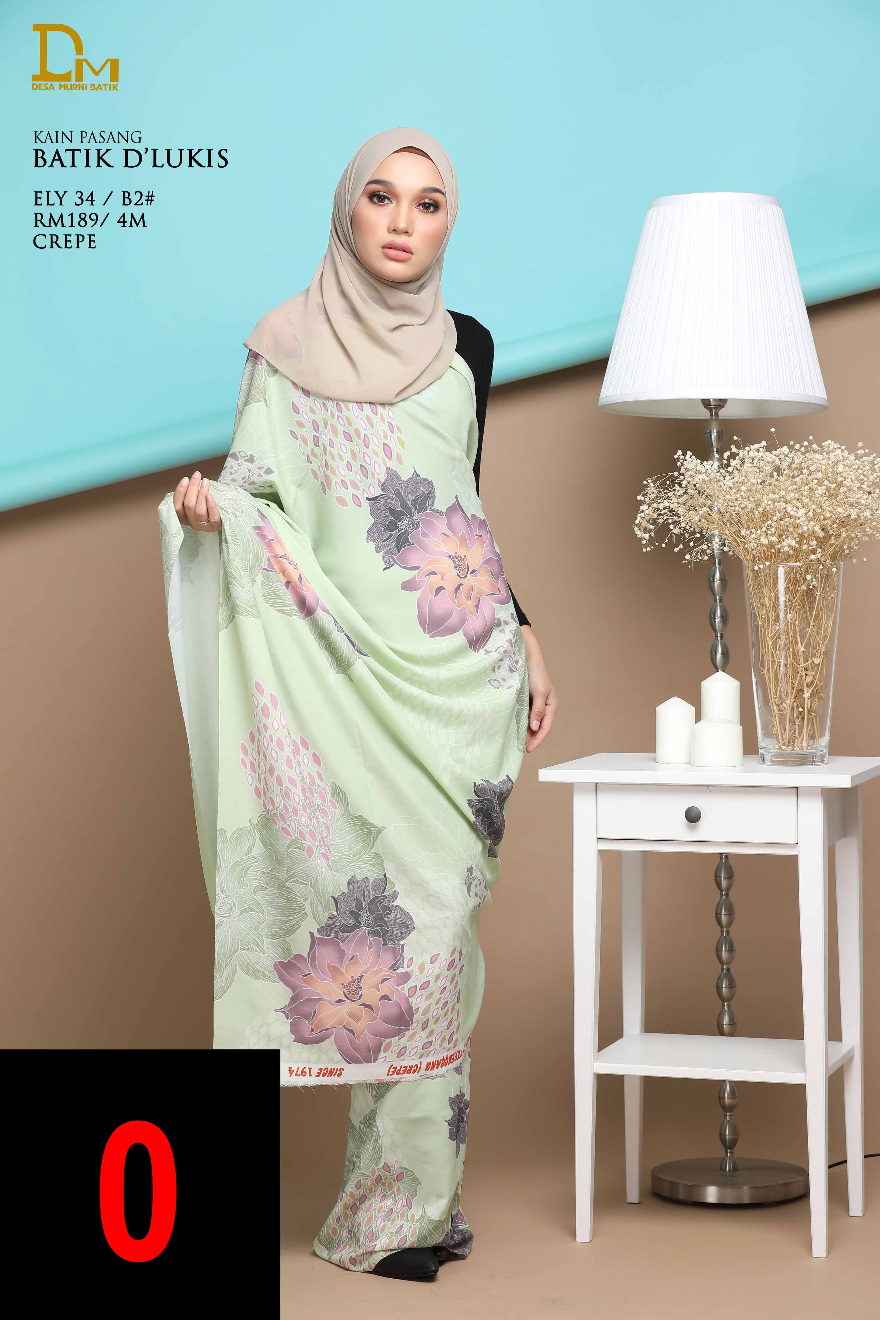 BATIK D' LUKIS ELY 34 CREPE