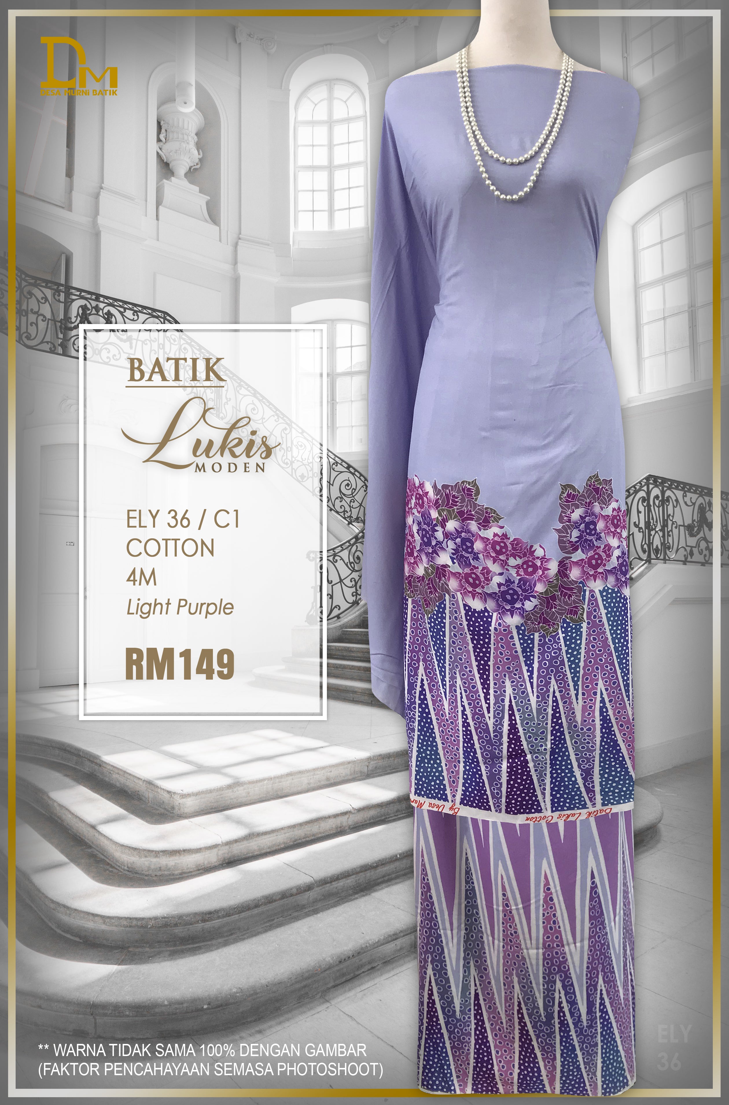 BATIK LUKIS MODEN COTTON ELY 36