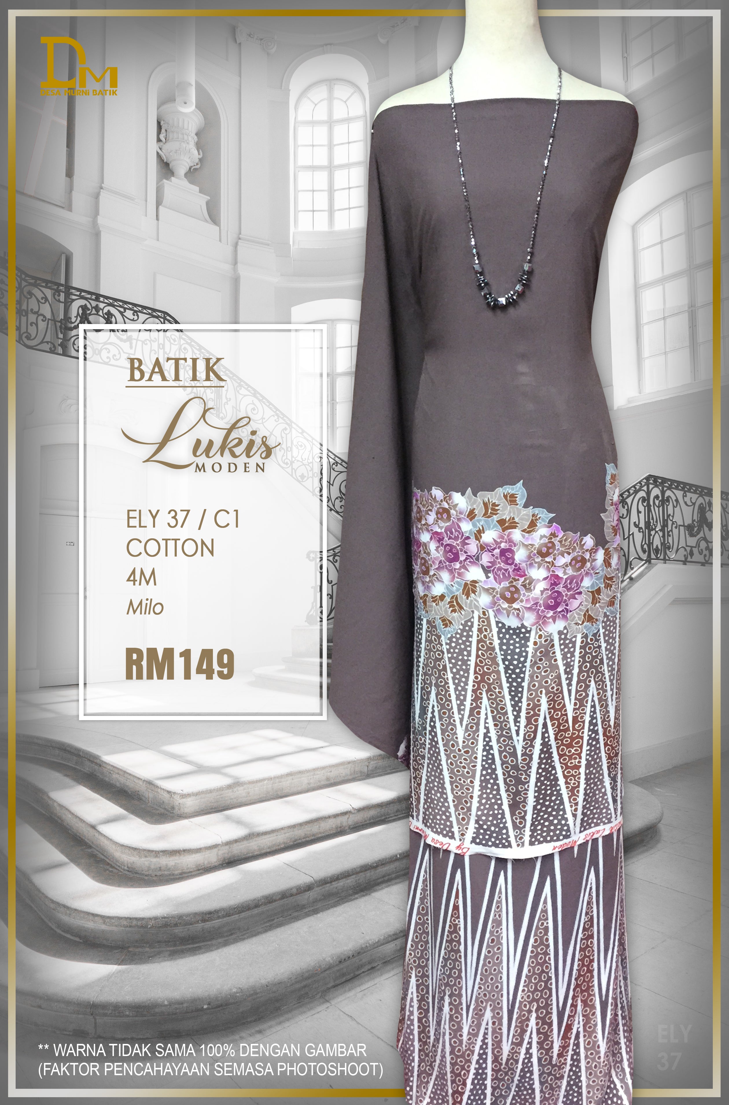 BATIK LUKIS MODEN COTTON ELY 37