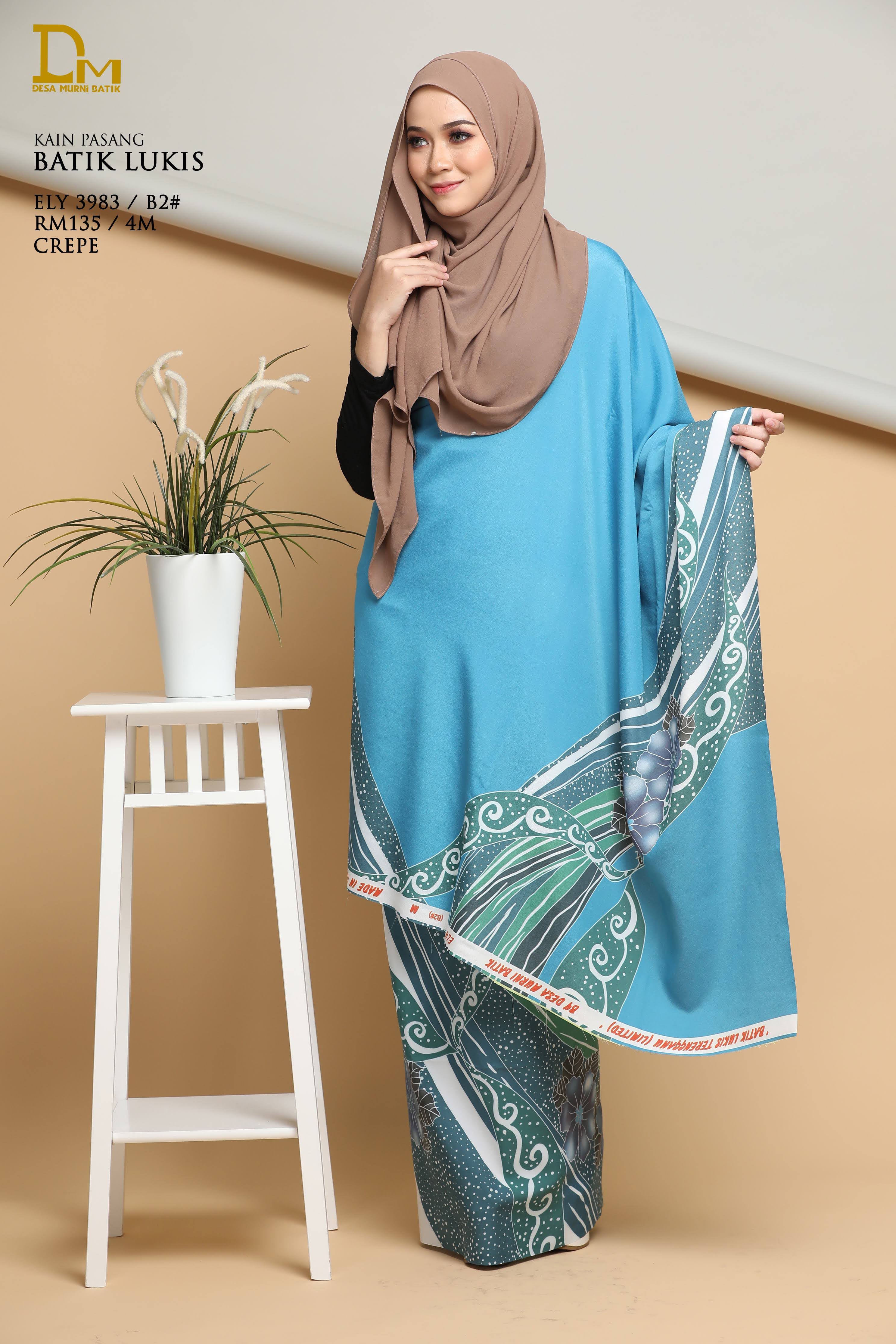 BATIK LUKIS CREPE ELY 3983