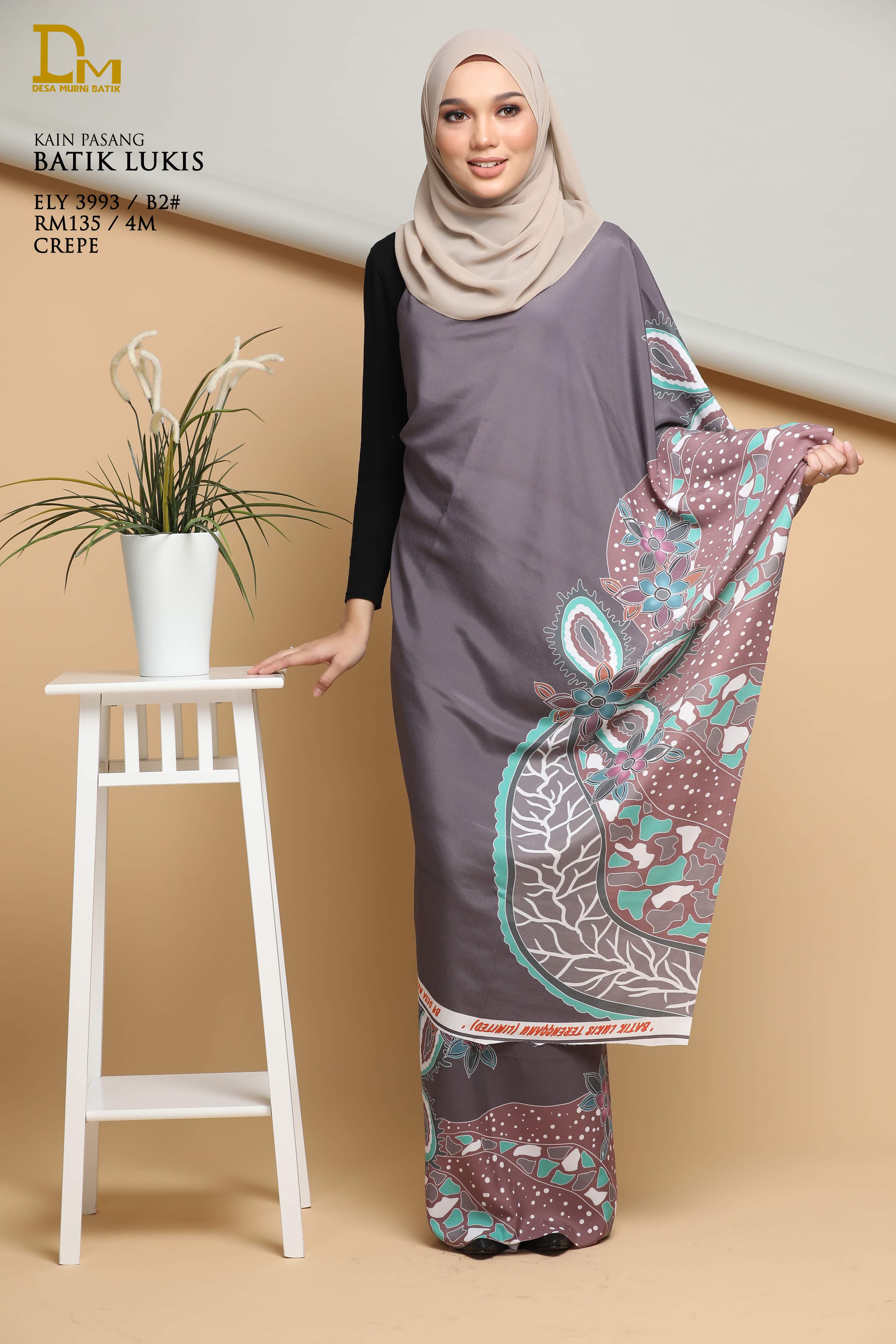 BATIK LUKIS CREPE ELY 3993