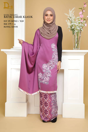 BATIK LIMAR KLASIK ROYAL SATIN ELY 39