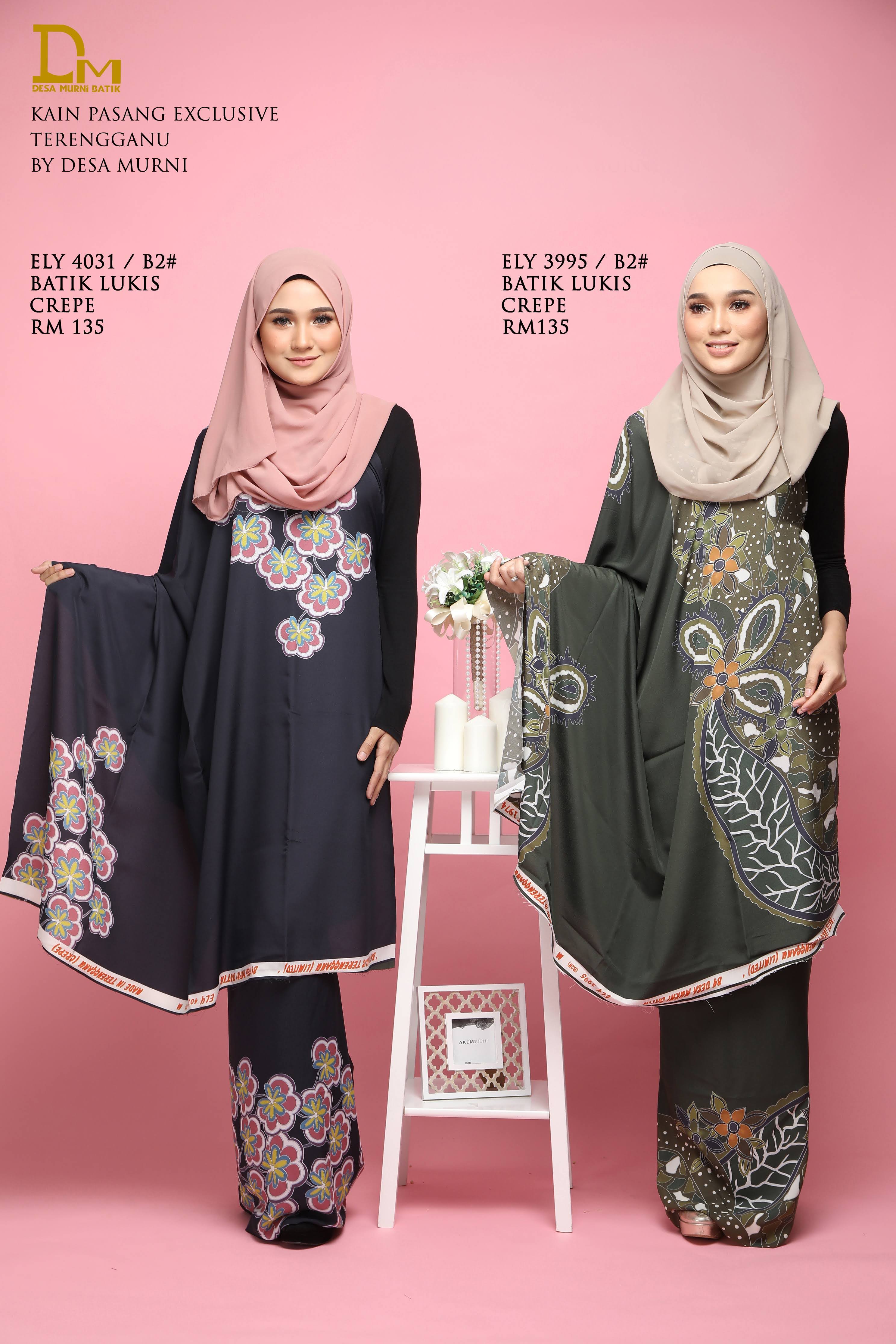 BATIK LUKIS CREPE ELY 3995