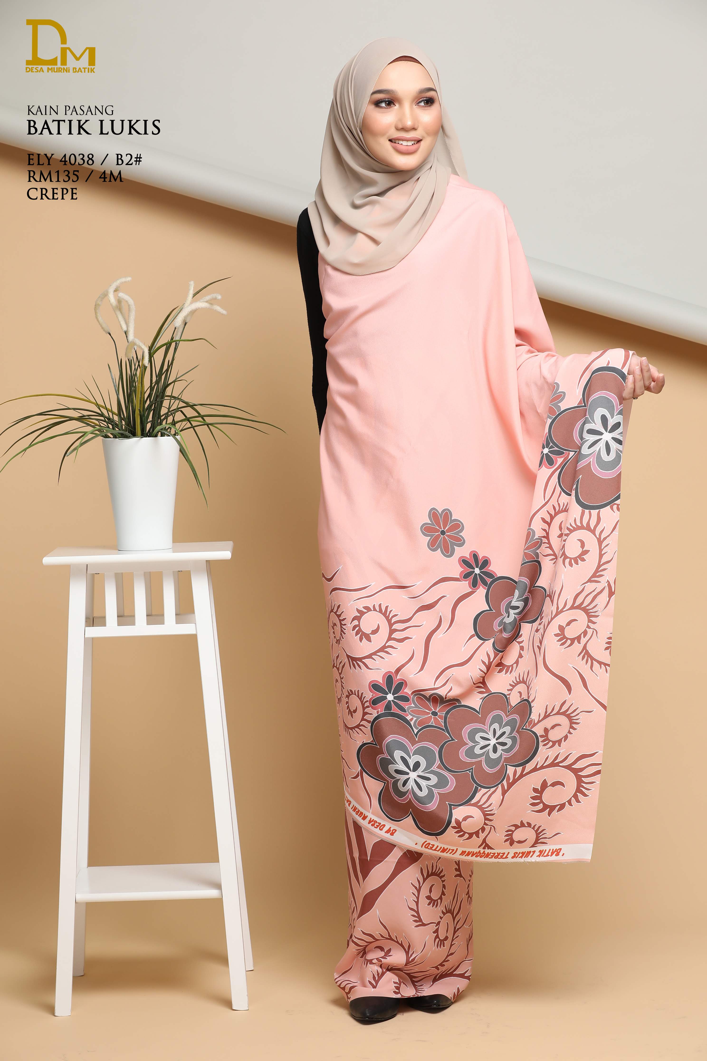 BATIK LUKIS CREPE ELY 4038