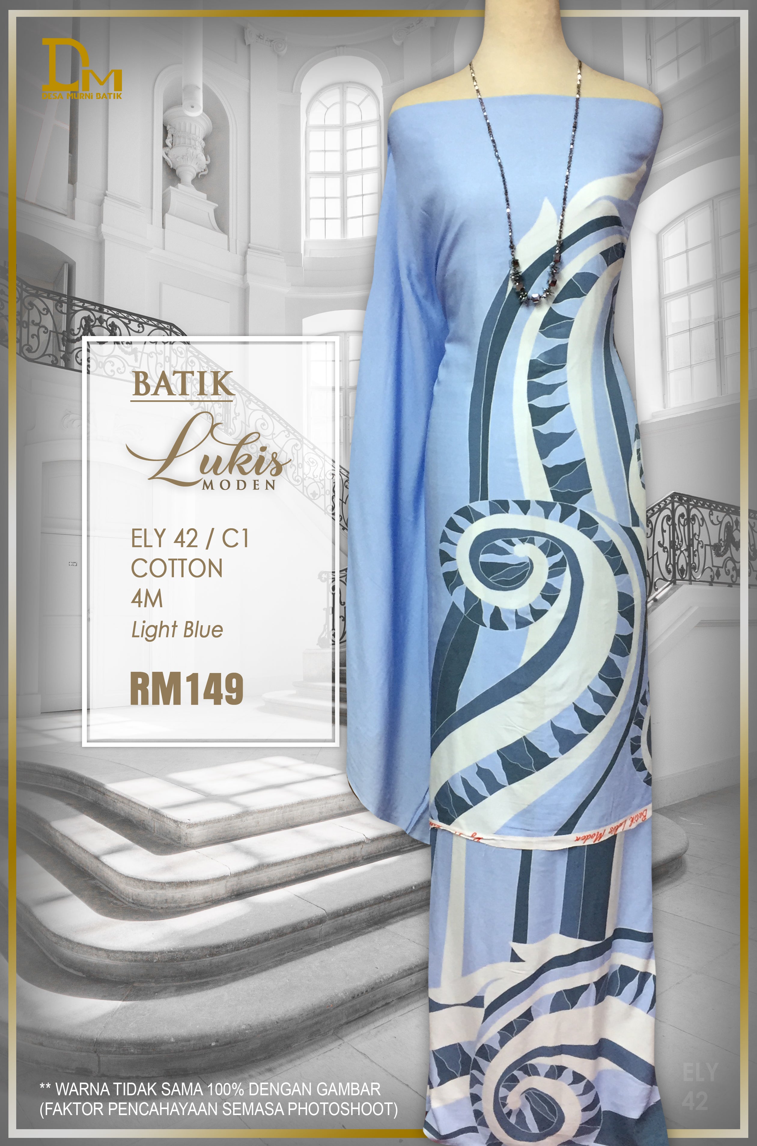 BATIK LUKIS MODEN COTTON ELY 42
